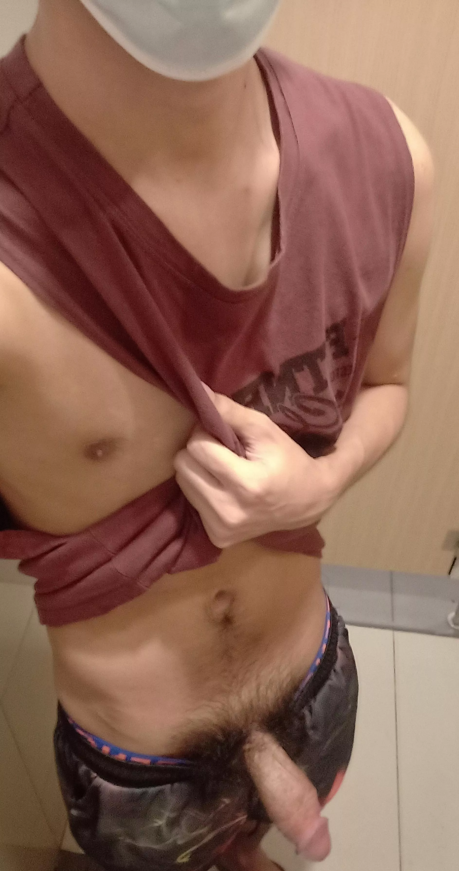 Suddenly got horny while in a public restroom 😉