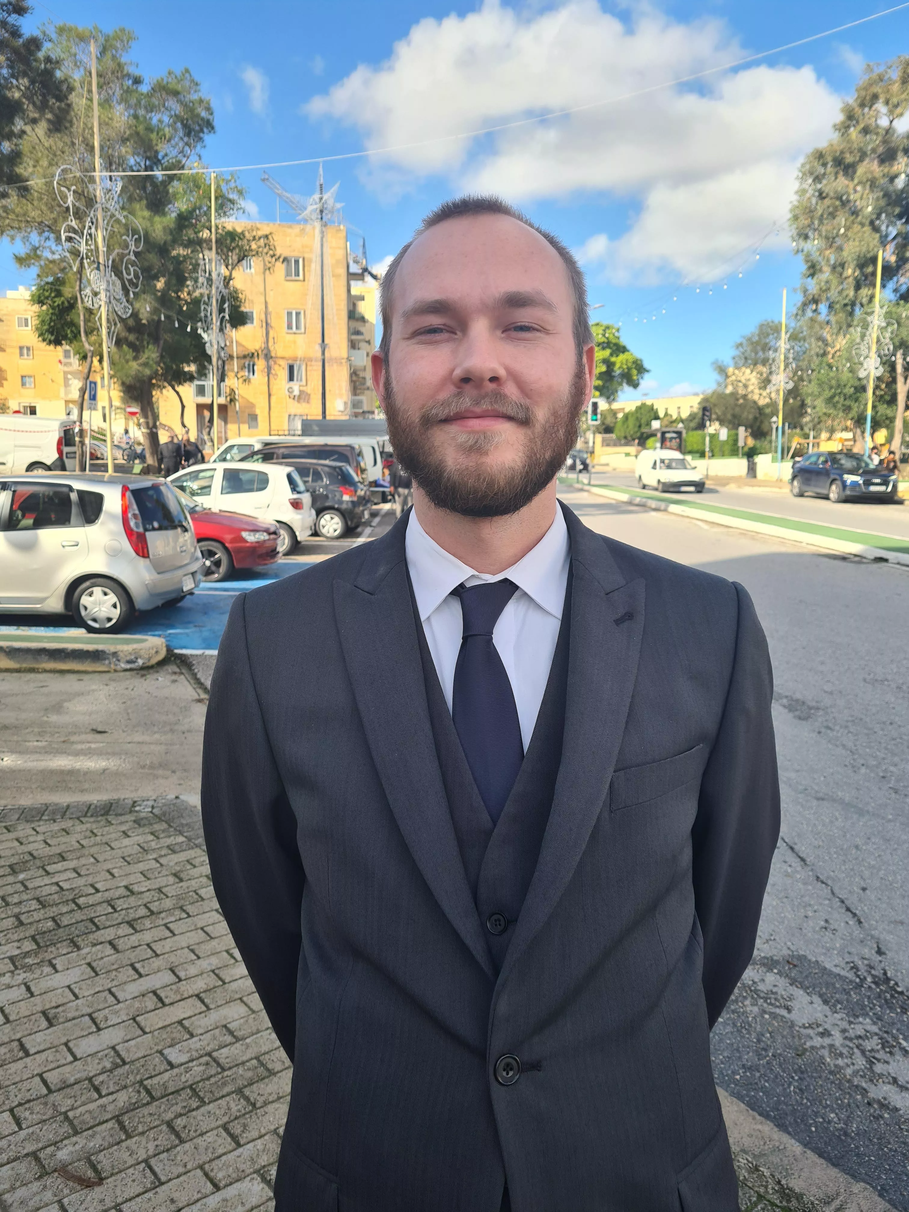 Suited up for a nice wedding on Malta last weekend