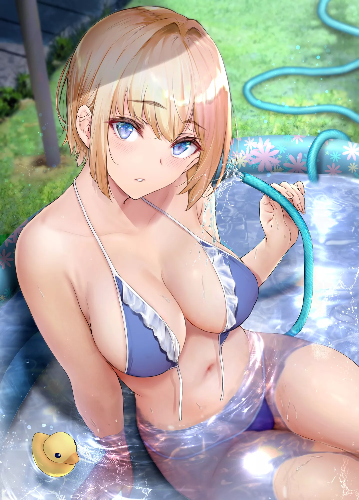 Summer Soak in the Pool [Original]