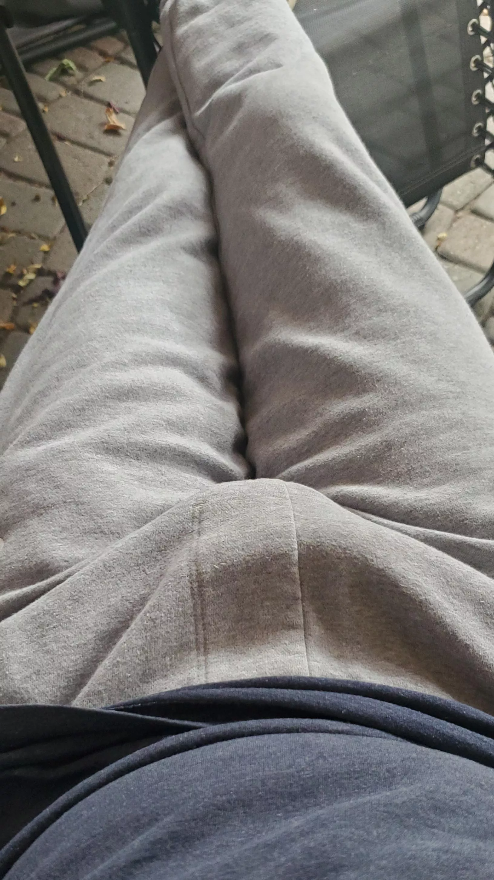 Sunday softie bulge (no underwear, of course) ðŸ˜œ