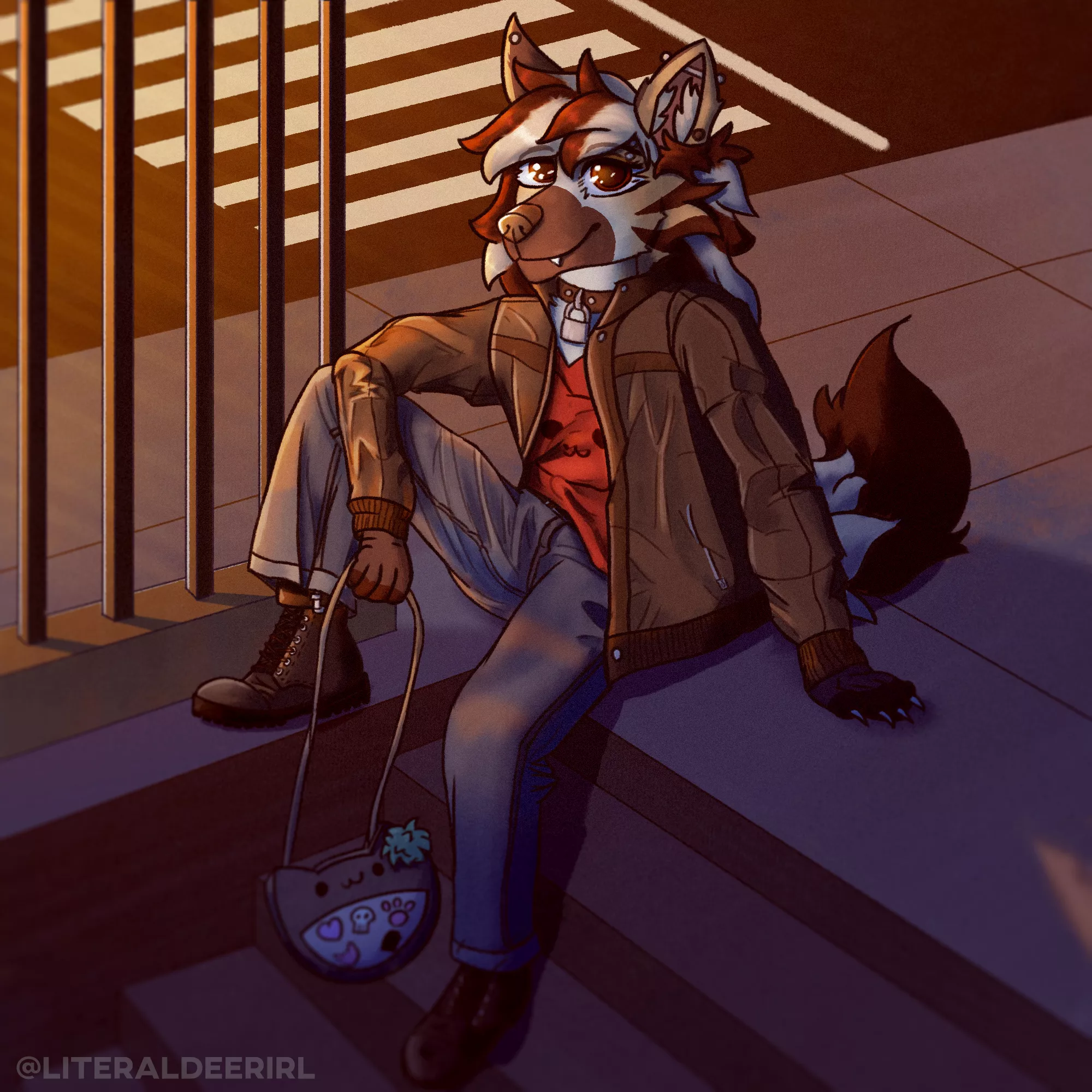 Sunset in the city! [by me @LiteralDeerIRL on twitter]