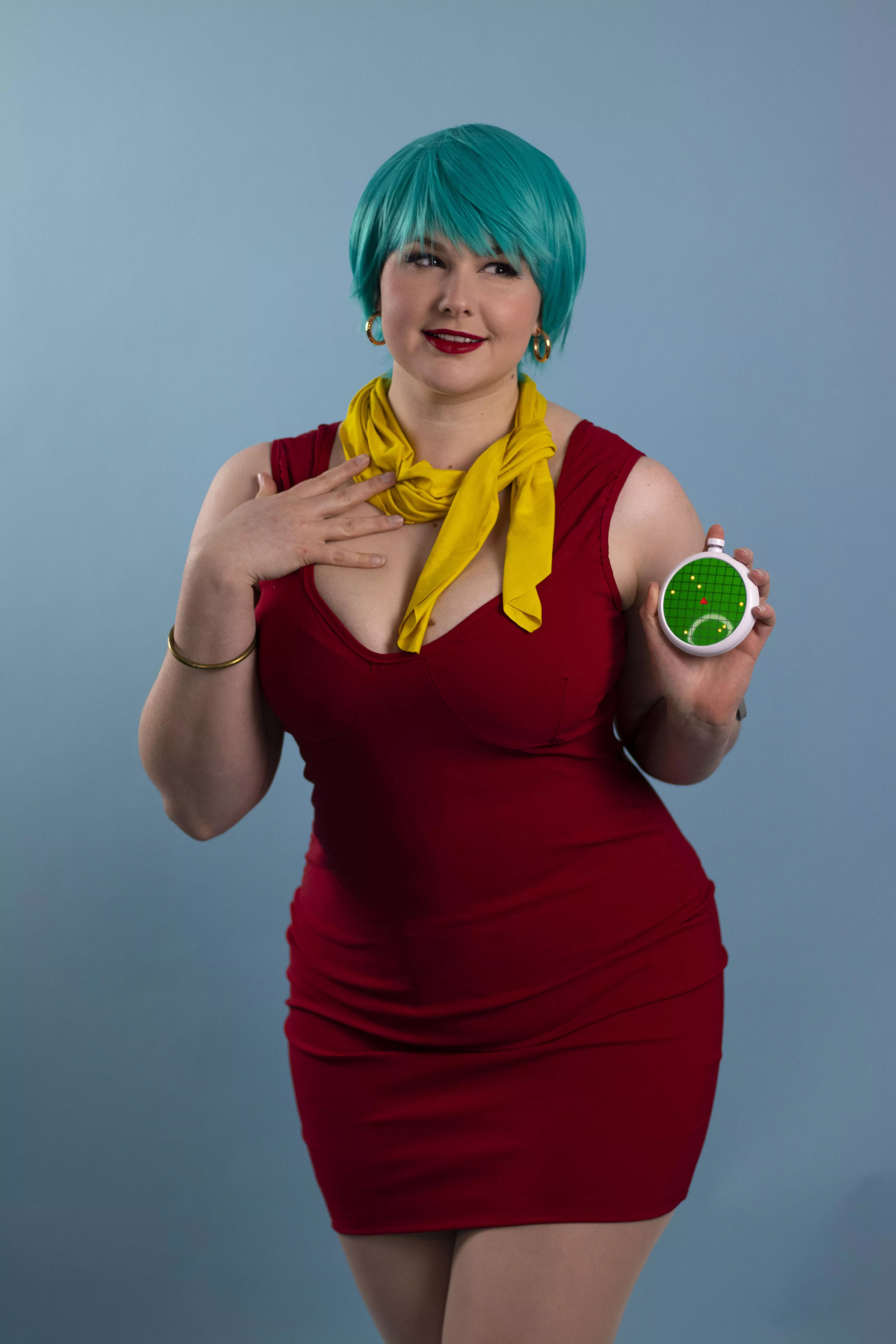 Super happy with my new Bulma Cosplay. Now I just need a Vegeta ðŸ˜² @kaylajeancosplay