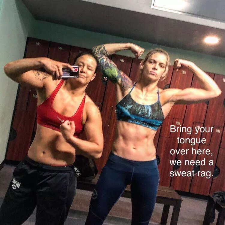 Sweat licking