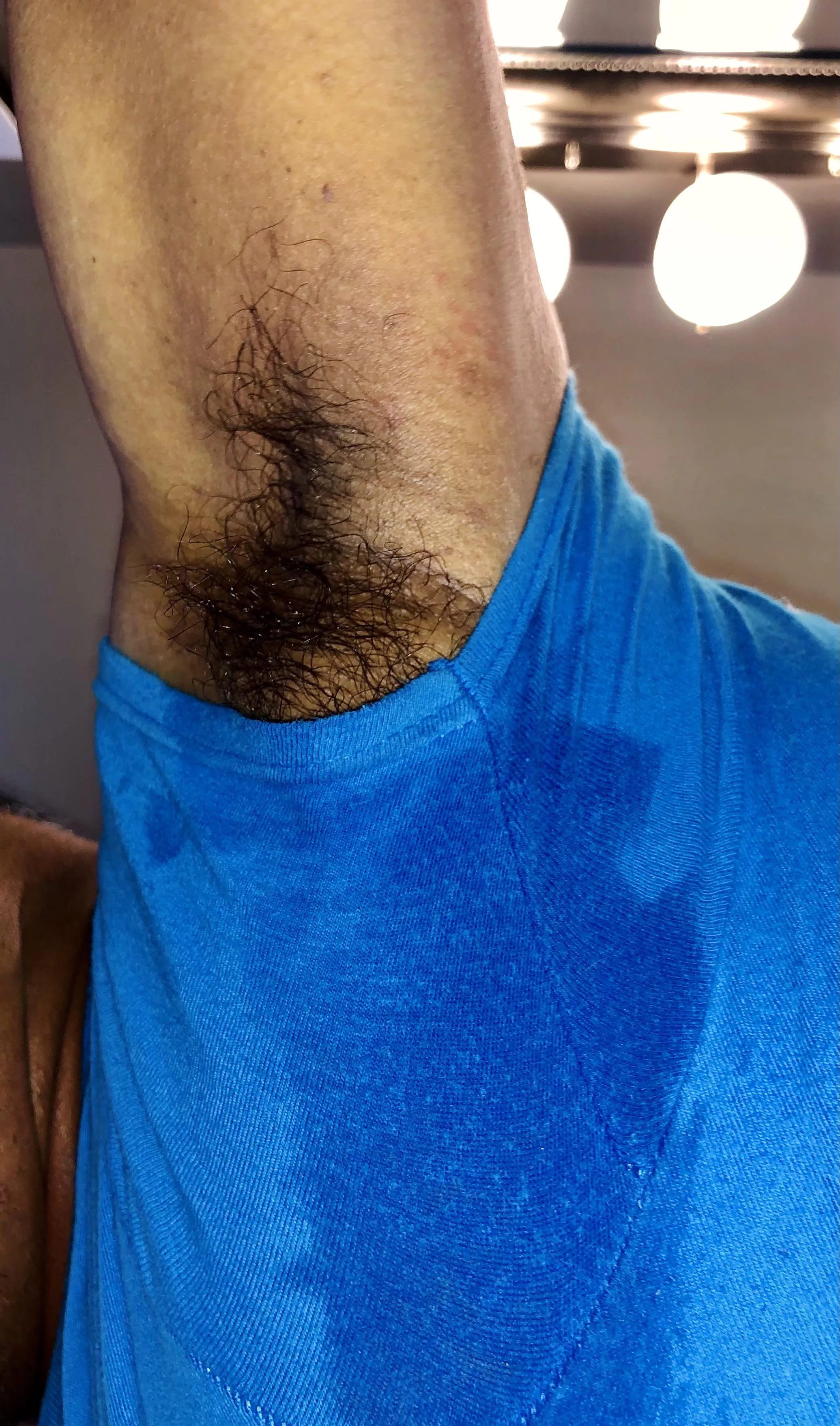 Sweating and stinking up a new shirtâ€¦wanna check it out?