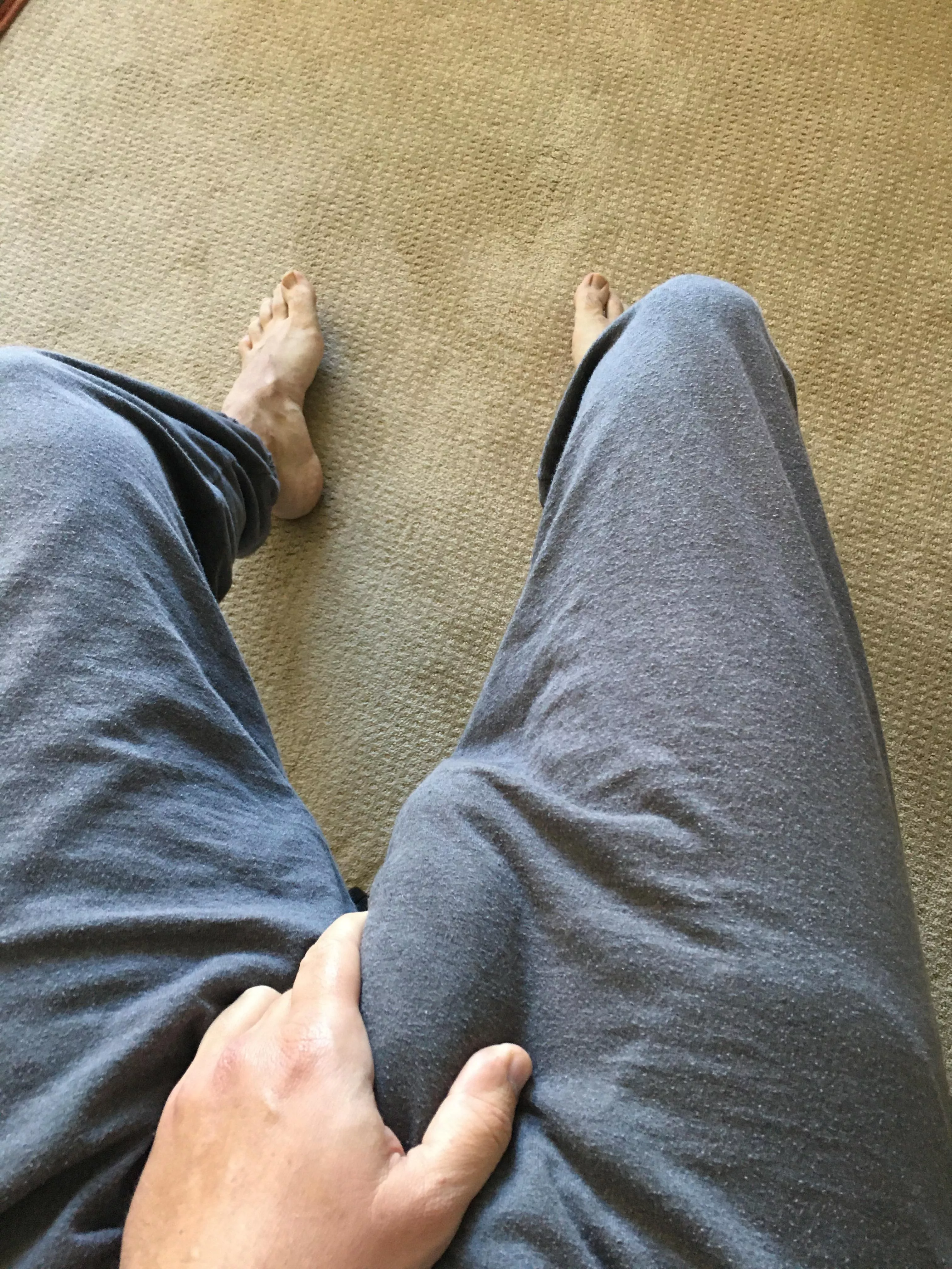 Sweatpants are like a cheat code for me