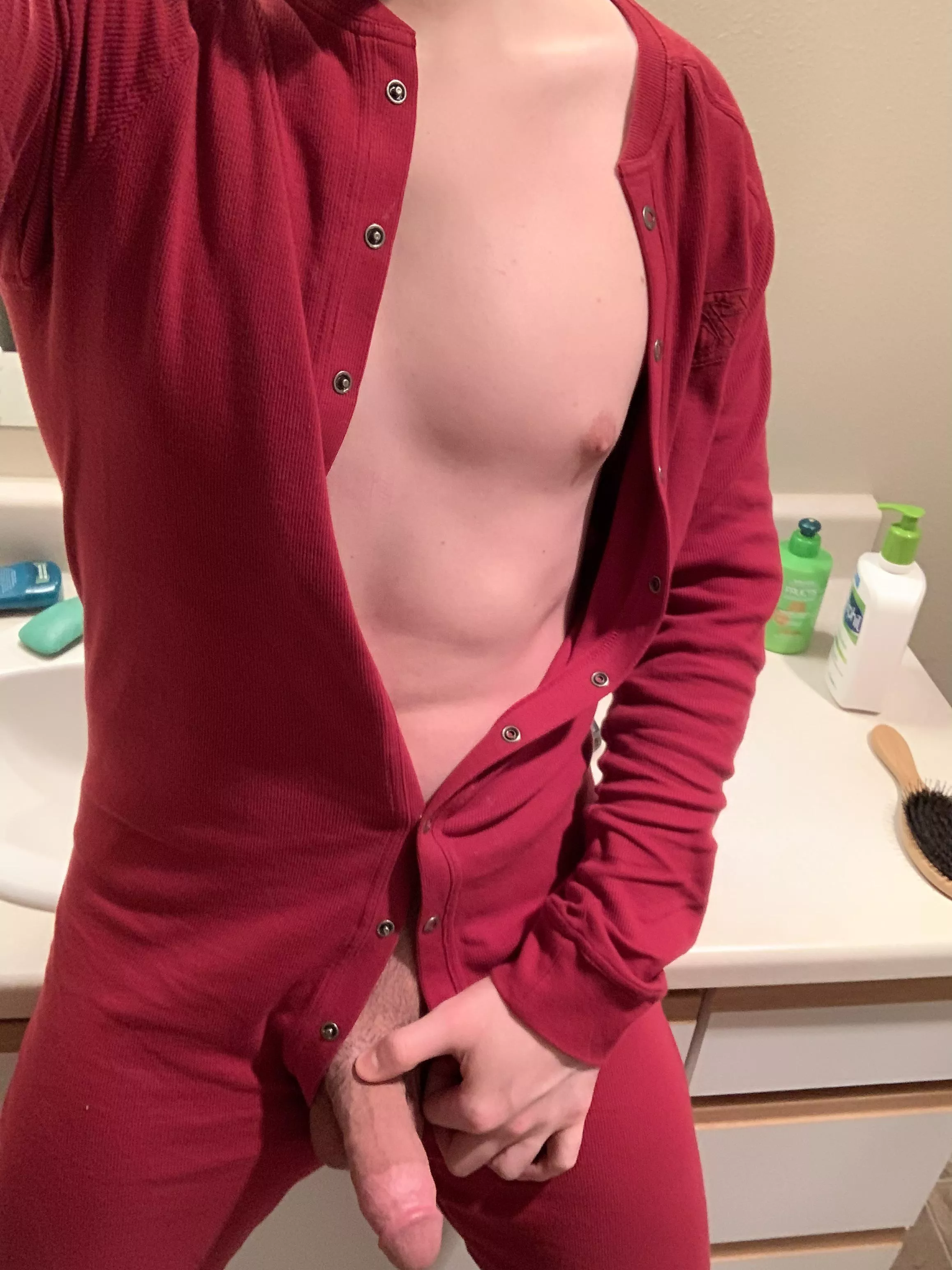 Sweaty loungewear cock