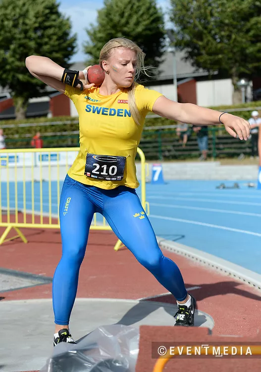 Swedish shot putter