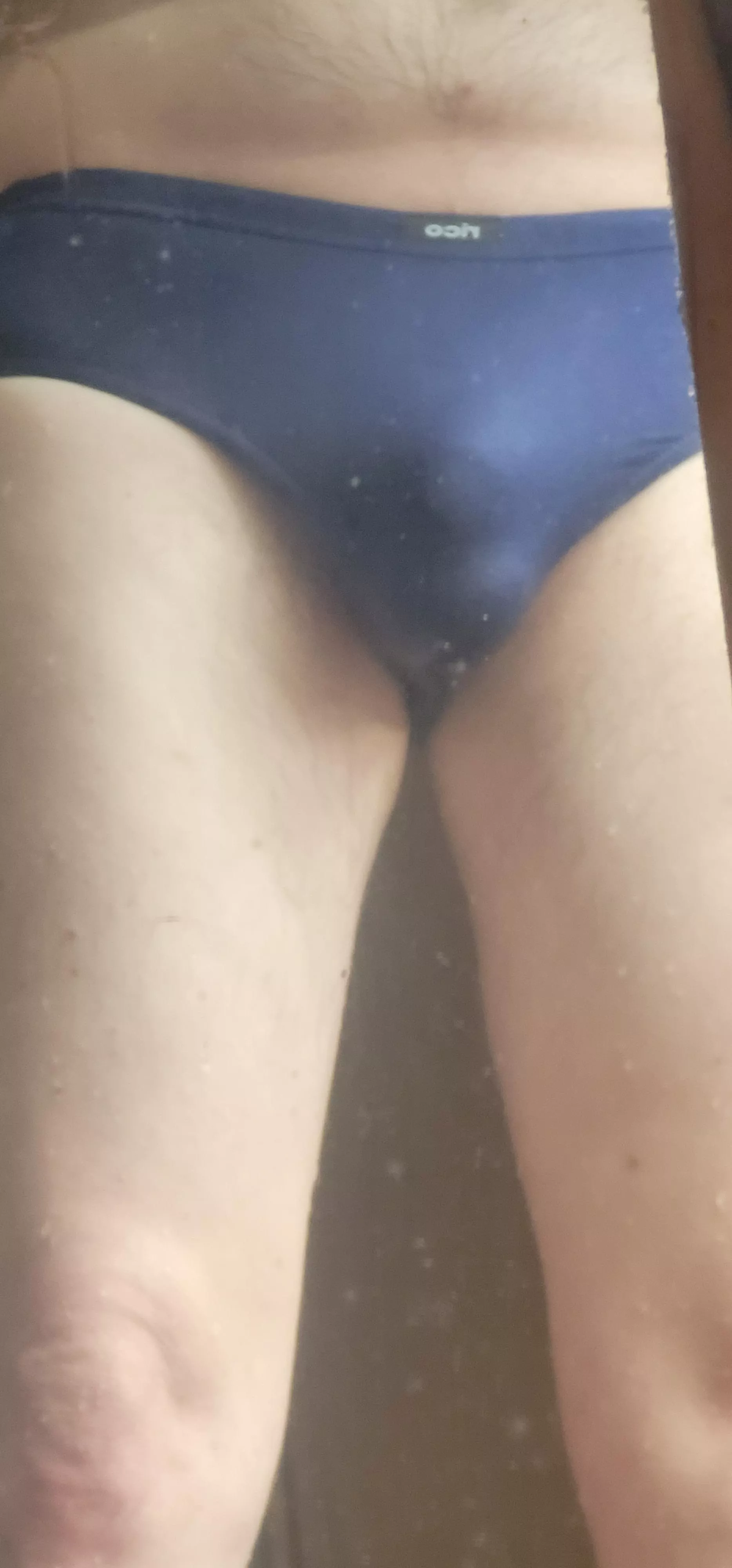 Swimming at my neighbors in my underwear