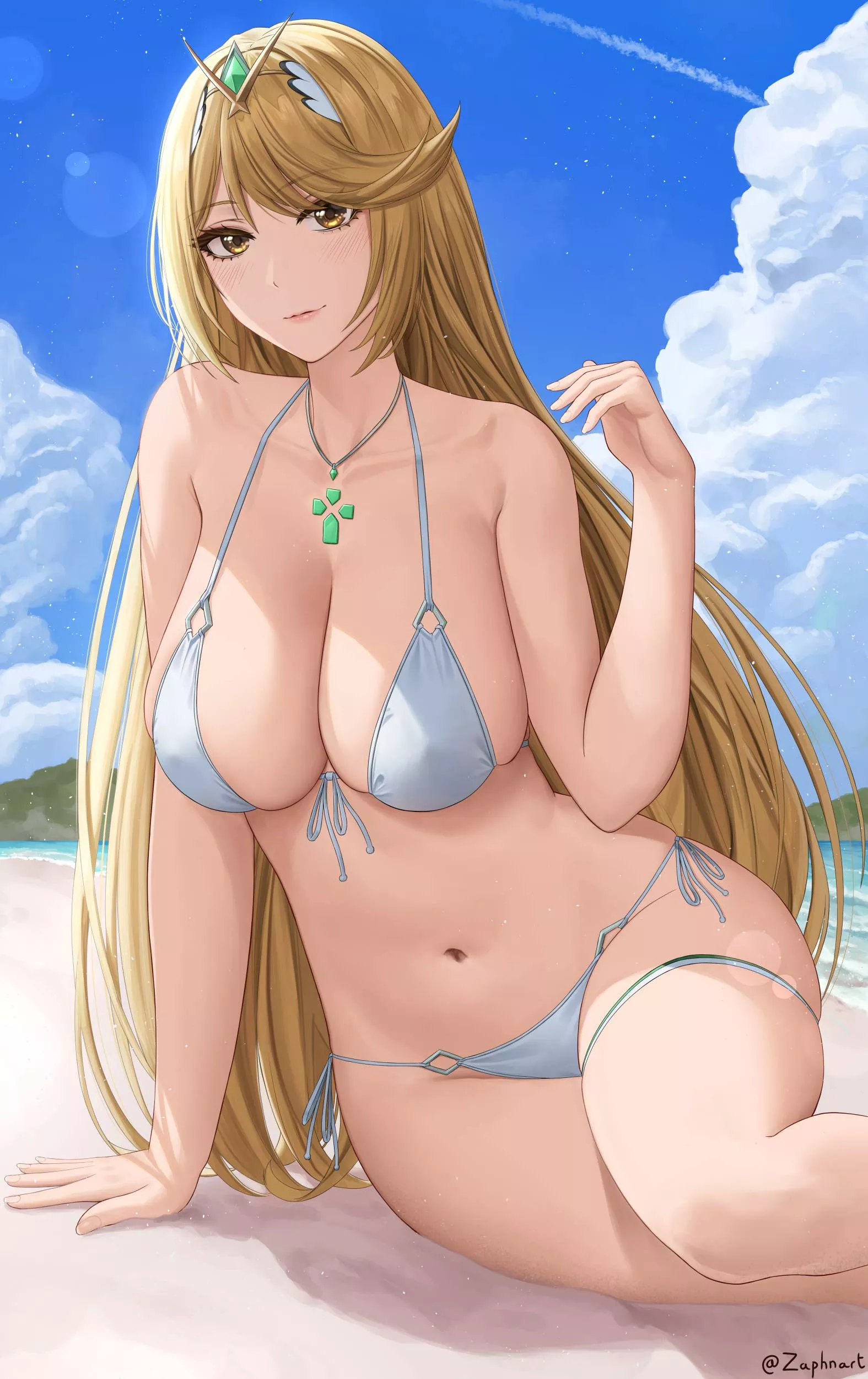 Swimsuit Mythra (ZaphnArt)