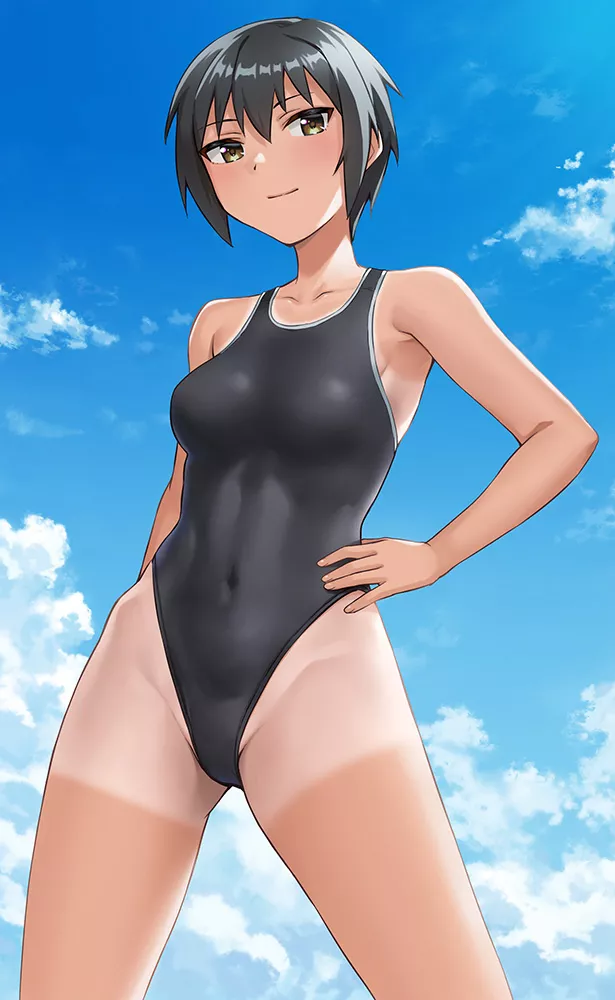 Swimsuit, Tanline, Tomboy