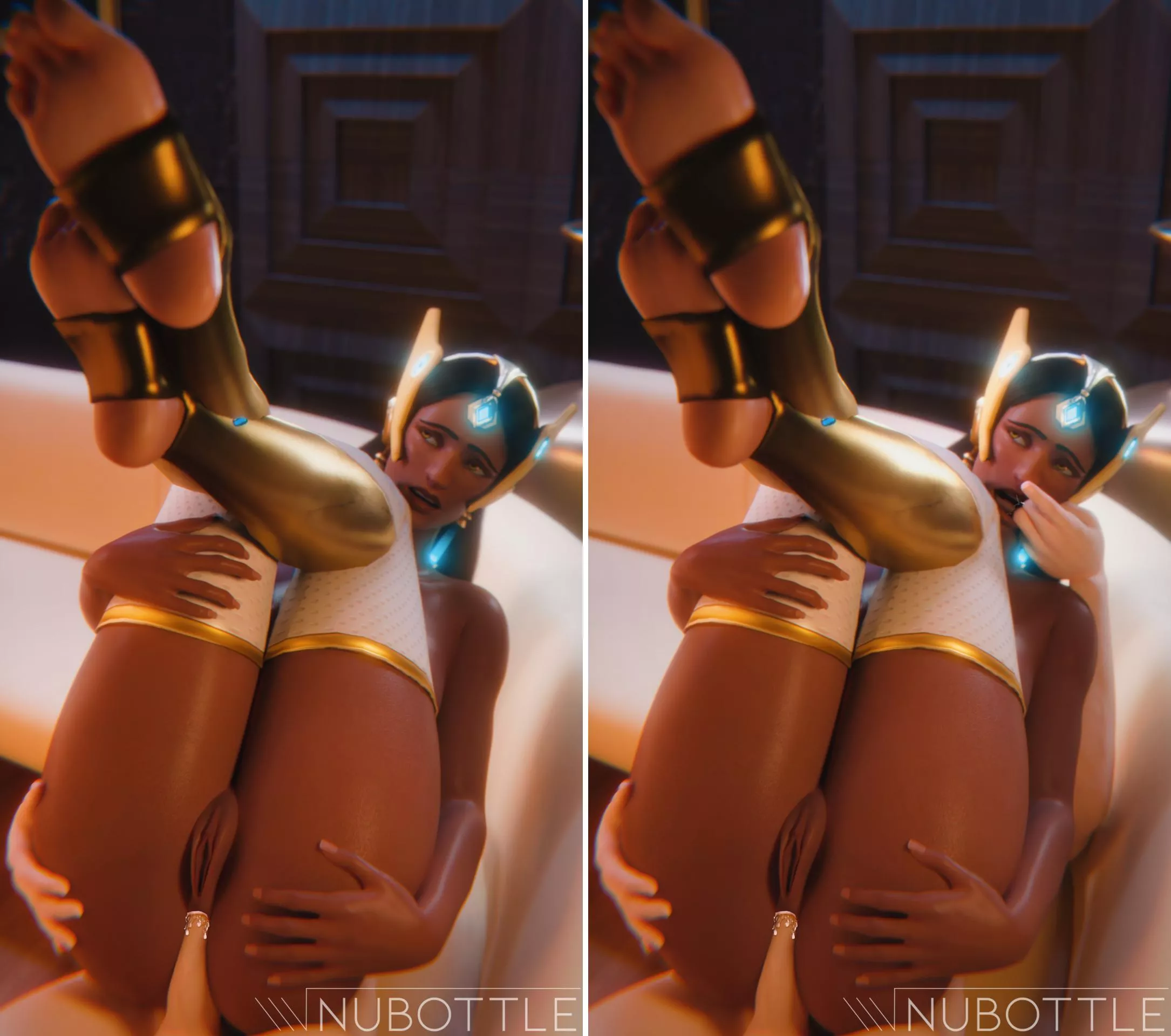 Symmetra's new skin celebration (NuBottle) [Overwatch]