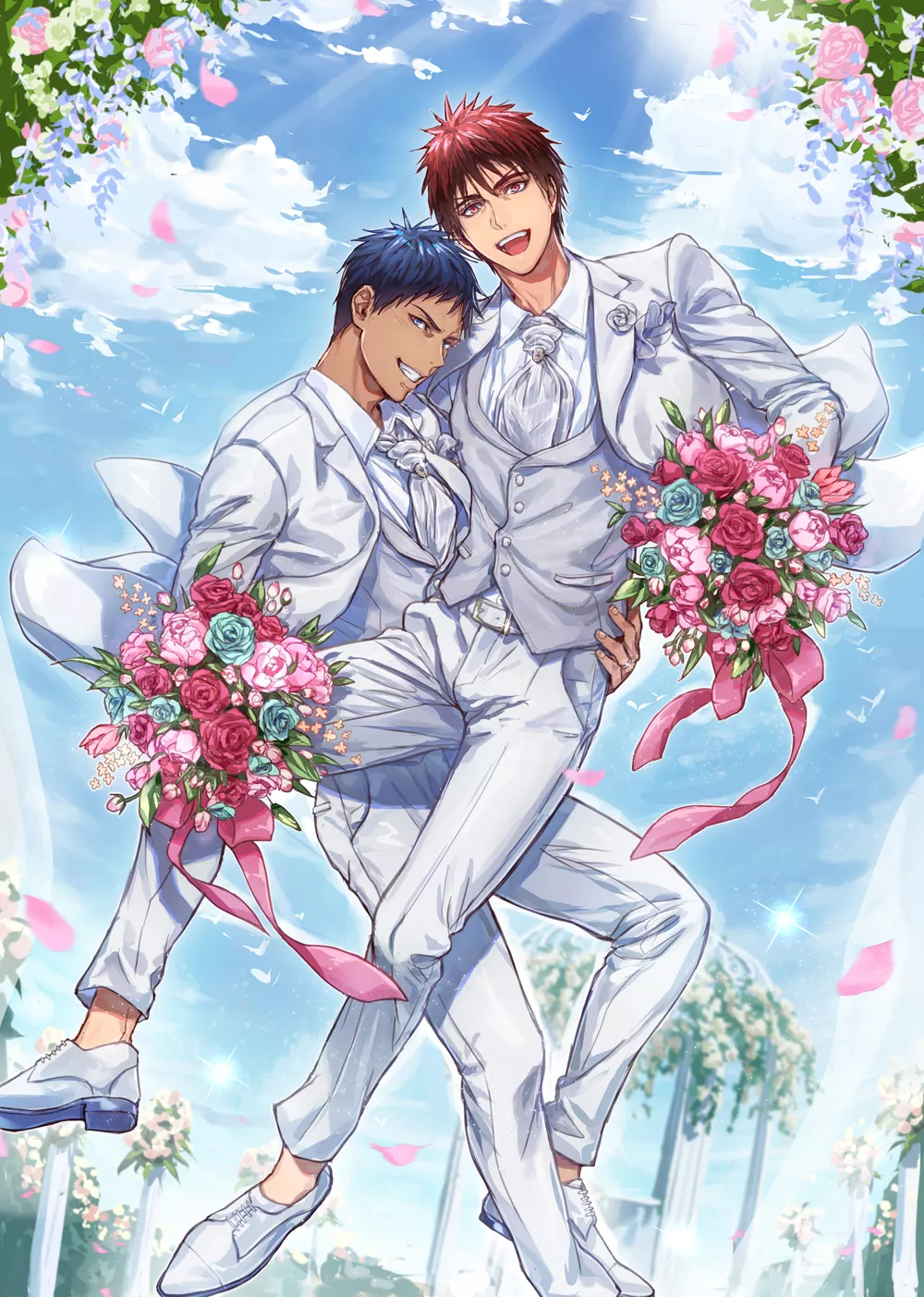 Taiga x Aomine weeding [Kuroko No Basket]