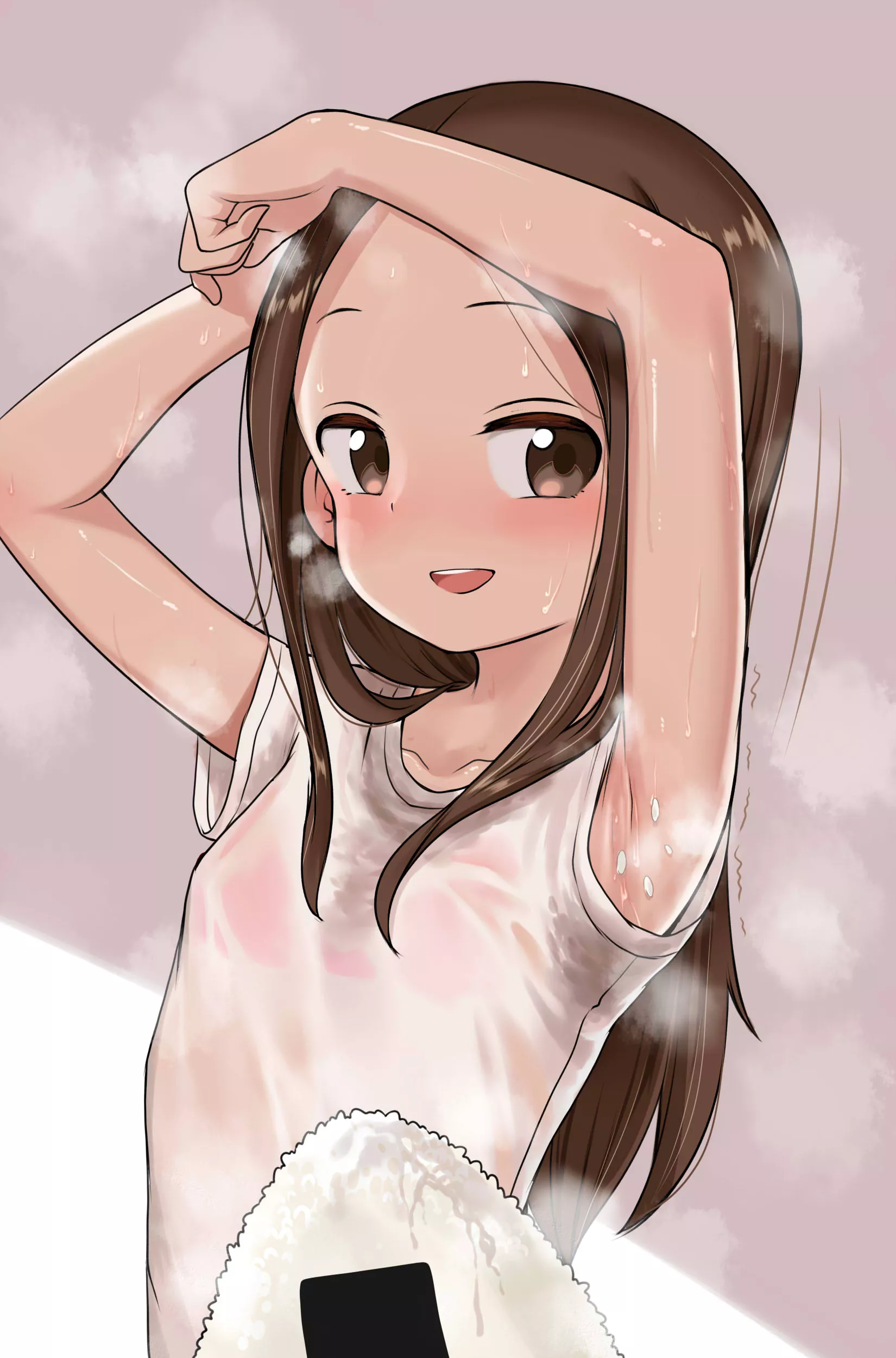 Takagi-san's tasty sweat