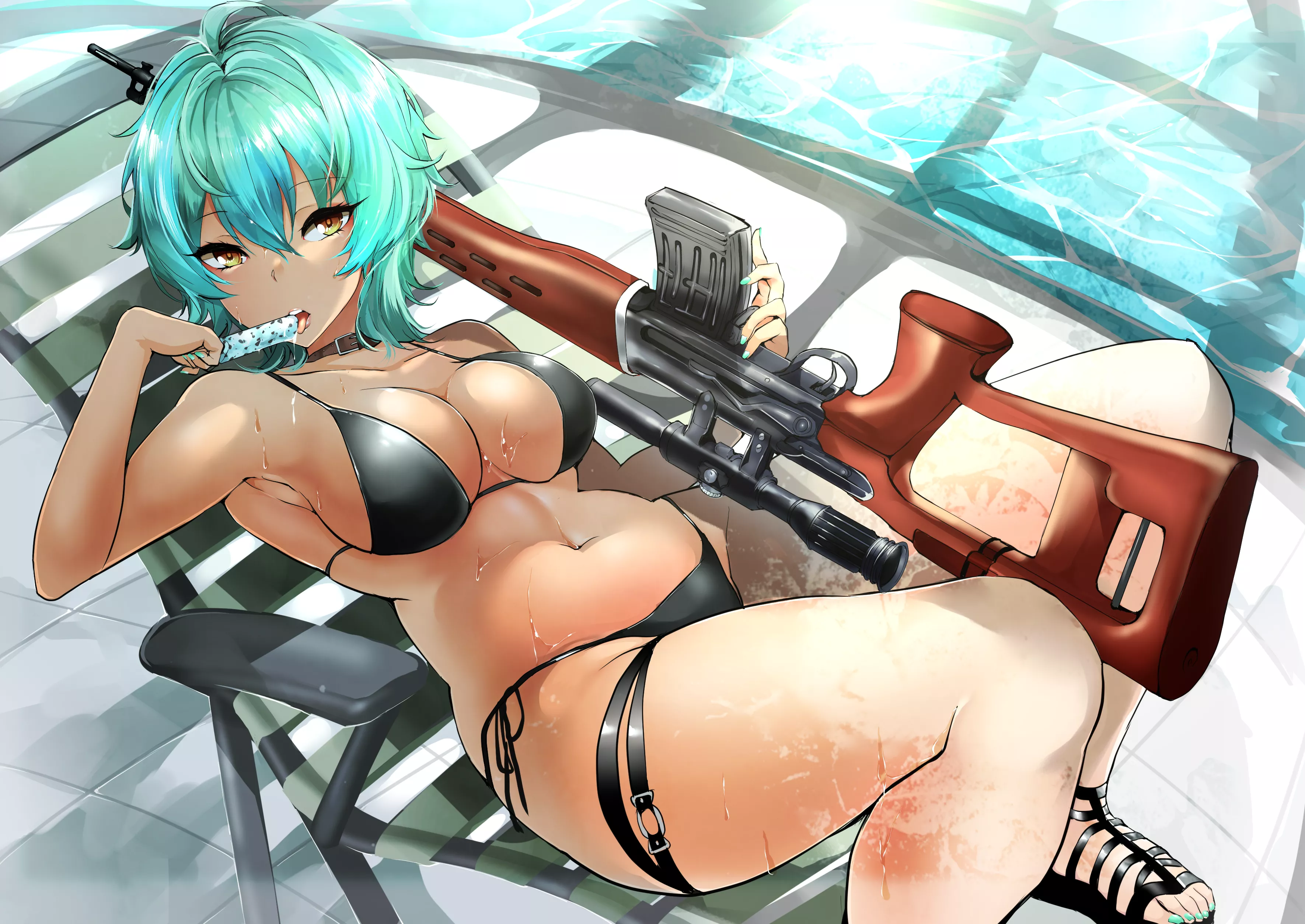 Take your Dragunov to the pool day