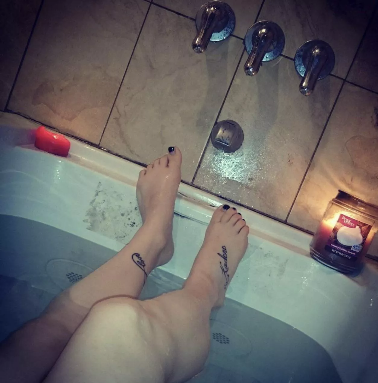 Taking a nice hot calming bath tonightâ€¦ who wants to join?