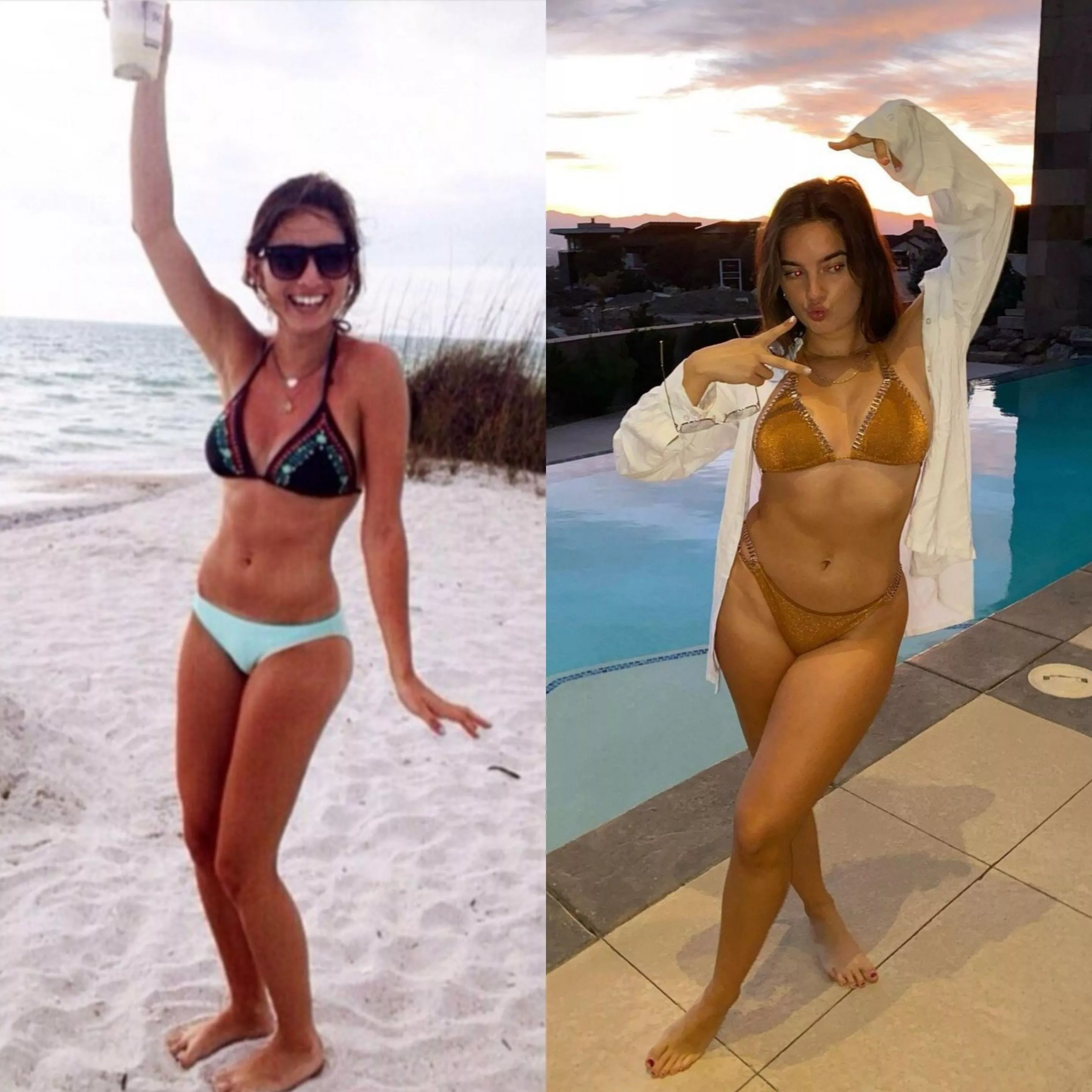 Talk about filling out. How much do you think Natalie weighs/has gained? I think she could use some more tho