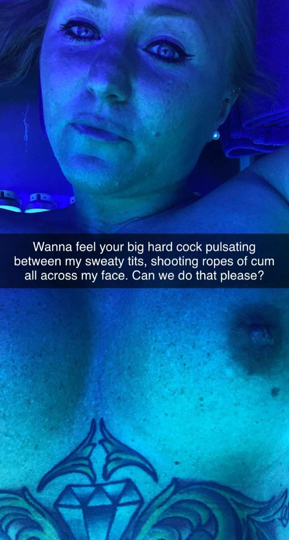 Tan and cum