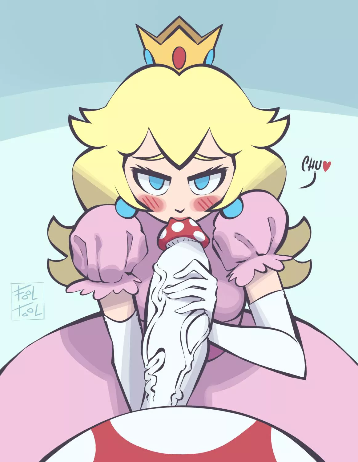 Tasty mushroom - Princess Peach/Toad (Fool Tool) [Mario]