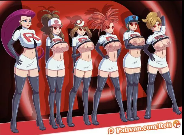 Team rocket girls (artist: Reit)