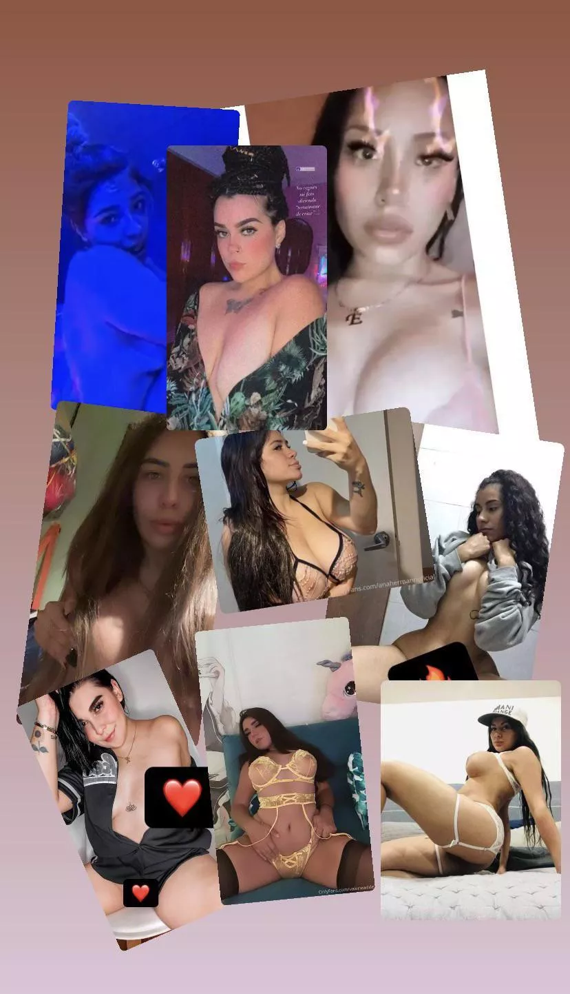 tengo de Nicolcfit, Valeria obadash, legnajmtz, luz aurora, Ana hermann, china mcqueen , Fer Sandoval, Diana arias y evy Minaj mÃ¡ndenme mensaje en priv