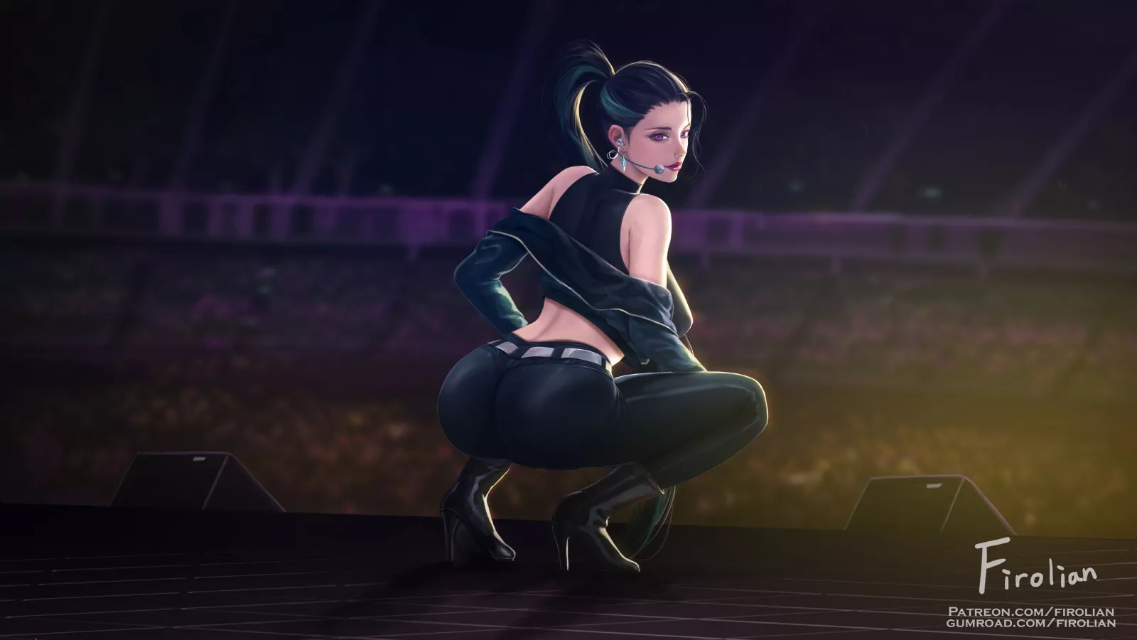 The Baddest Kai'Sa posing for the crowd (by Firolian)