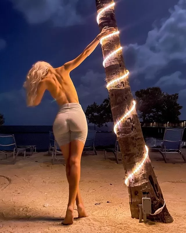 The beach at night