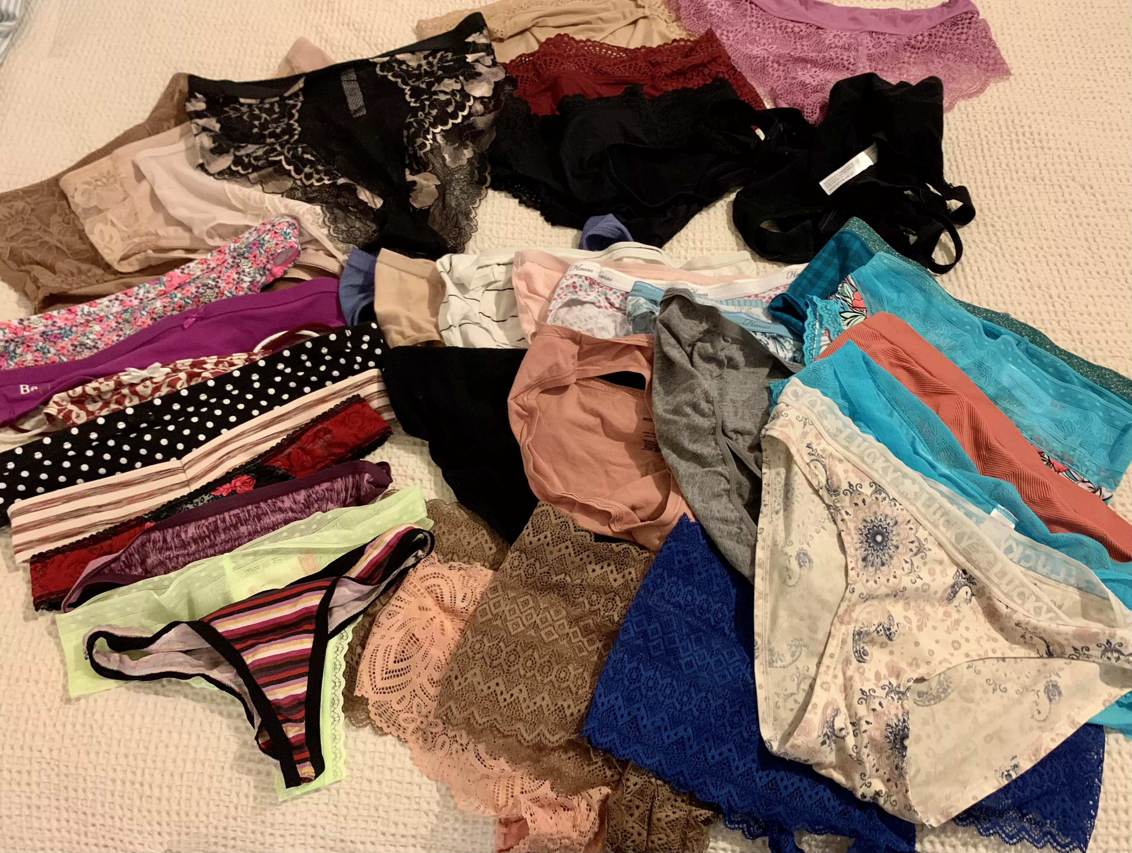 The current coveted drawer all laid out. I think I have an obsession 😘 DM me if you want to stroke to me [Selling] [USA]