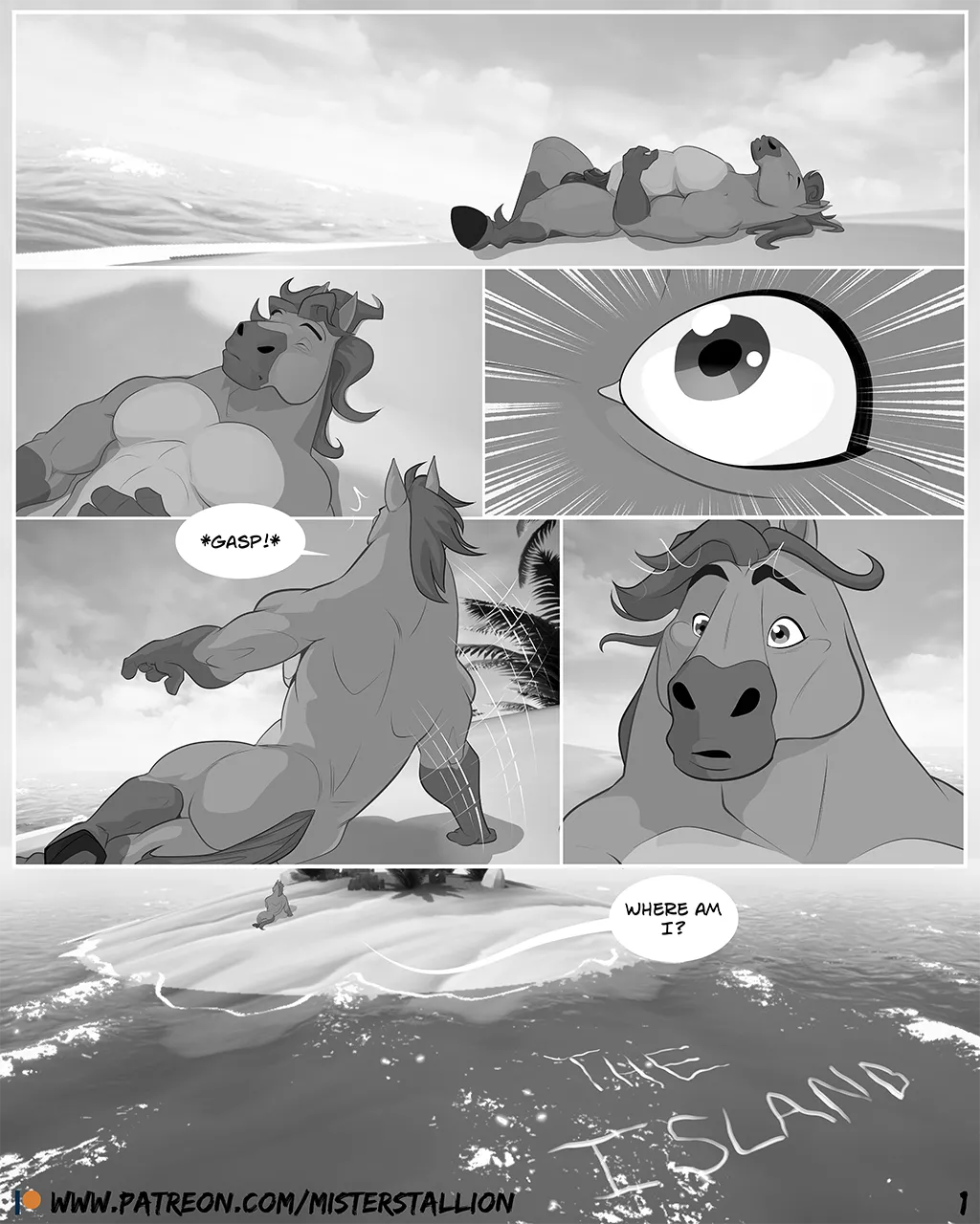 The Island - pg 1