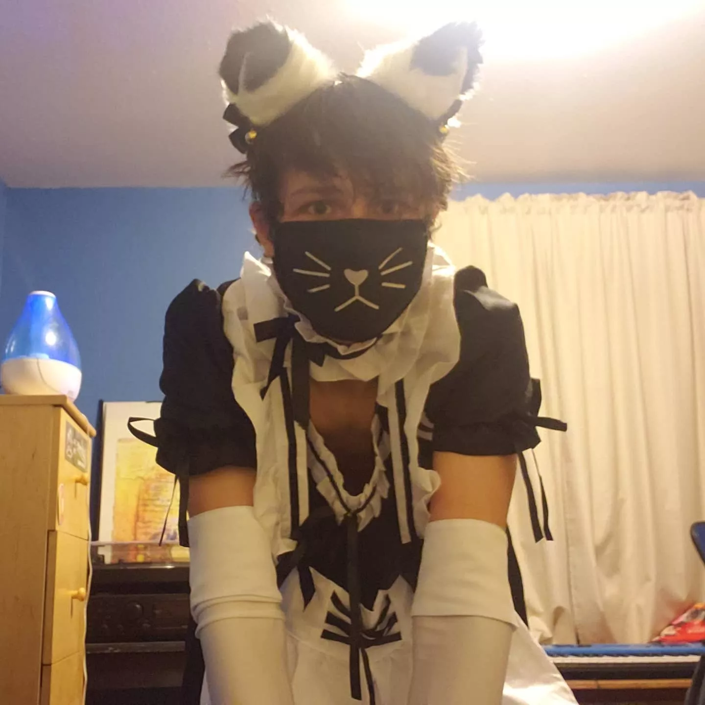 The maid outfit arrived