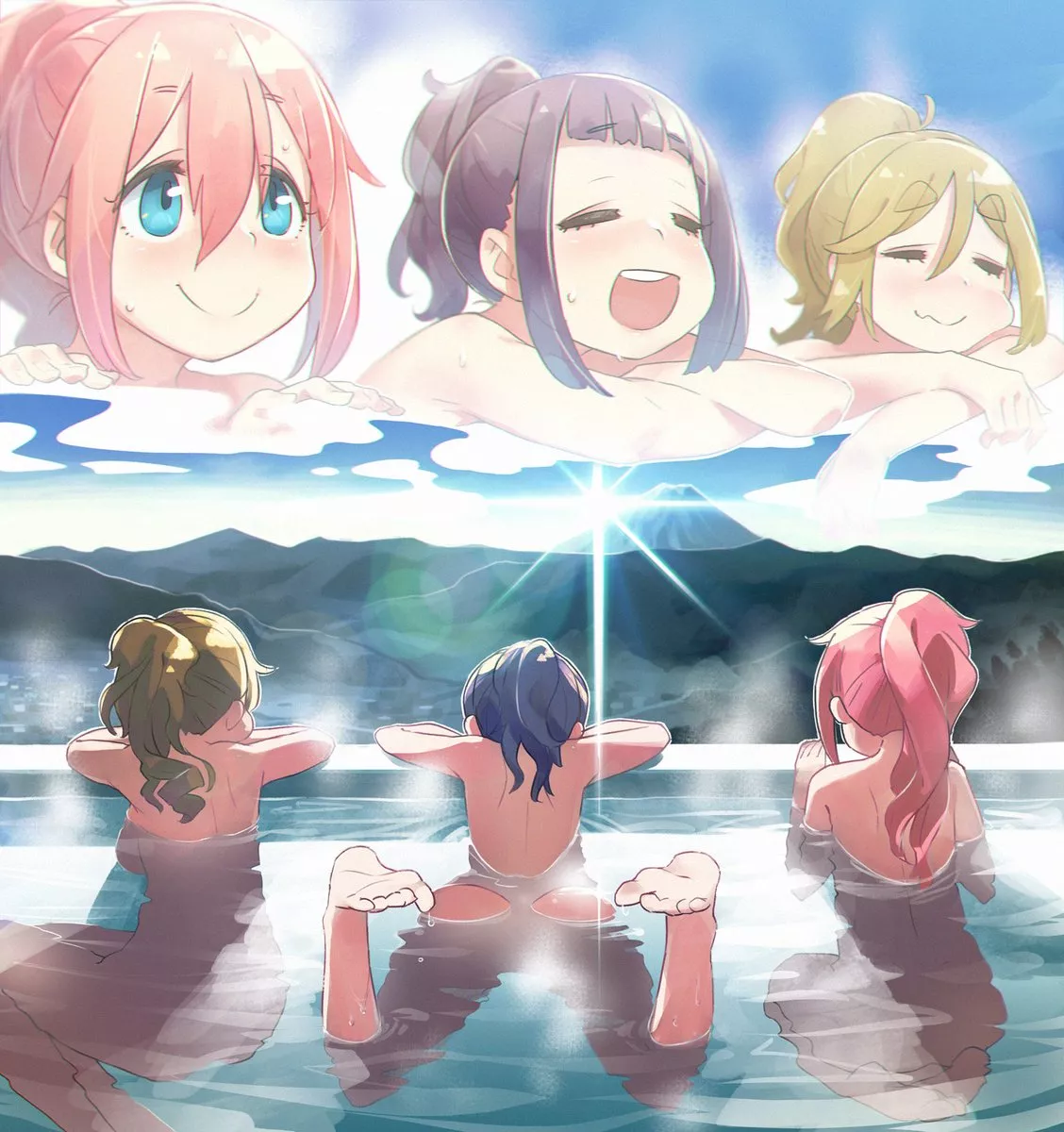 The Outclub sees a lot of each other. [YuruCamp△]