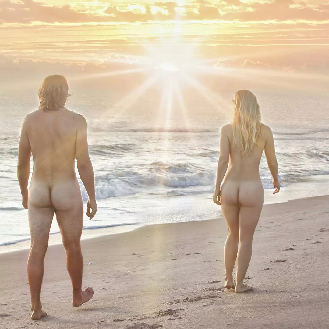 The perfect end of a nudist day (modified from Get Naked Australia)