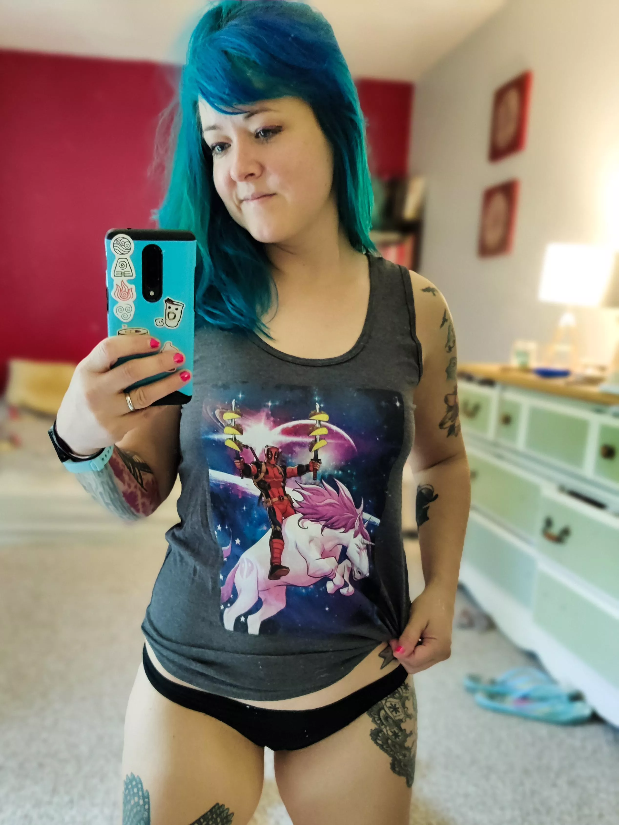 The per[f]ect Tshirt doesn't exi-- wait what?? Deadpool? Unicorns?! TACOS?!? Lord have mercy! ðŸŒ®ðŸ¦„ðŸ’€