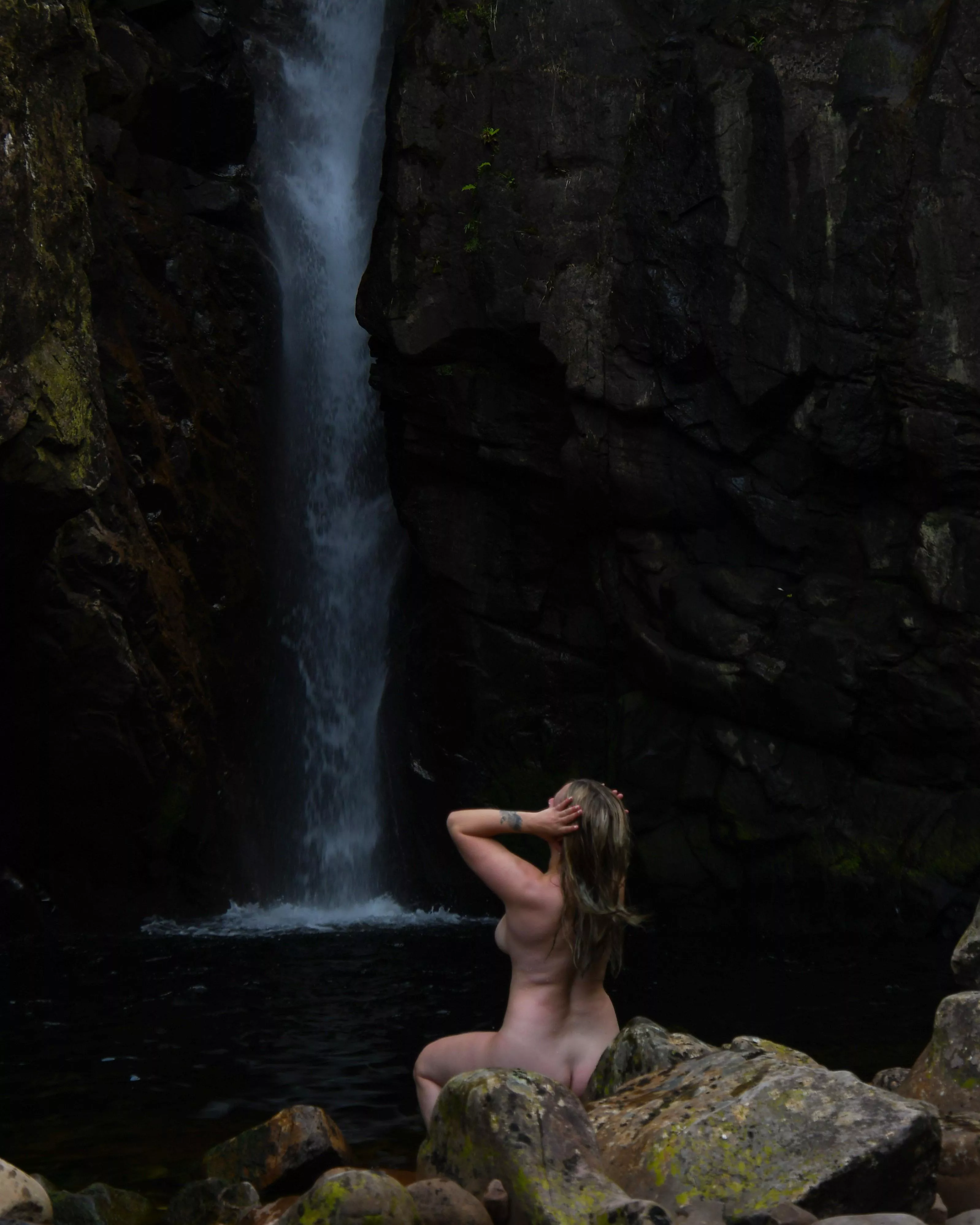 The water was so cool and fresh on my skin, â£the sound was otherworldly and swimming under the waterfall itself was, well, I canâ€™t really describe that in words, but there was a connection. â£