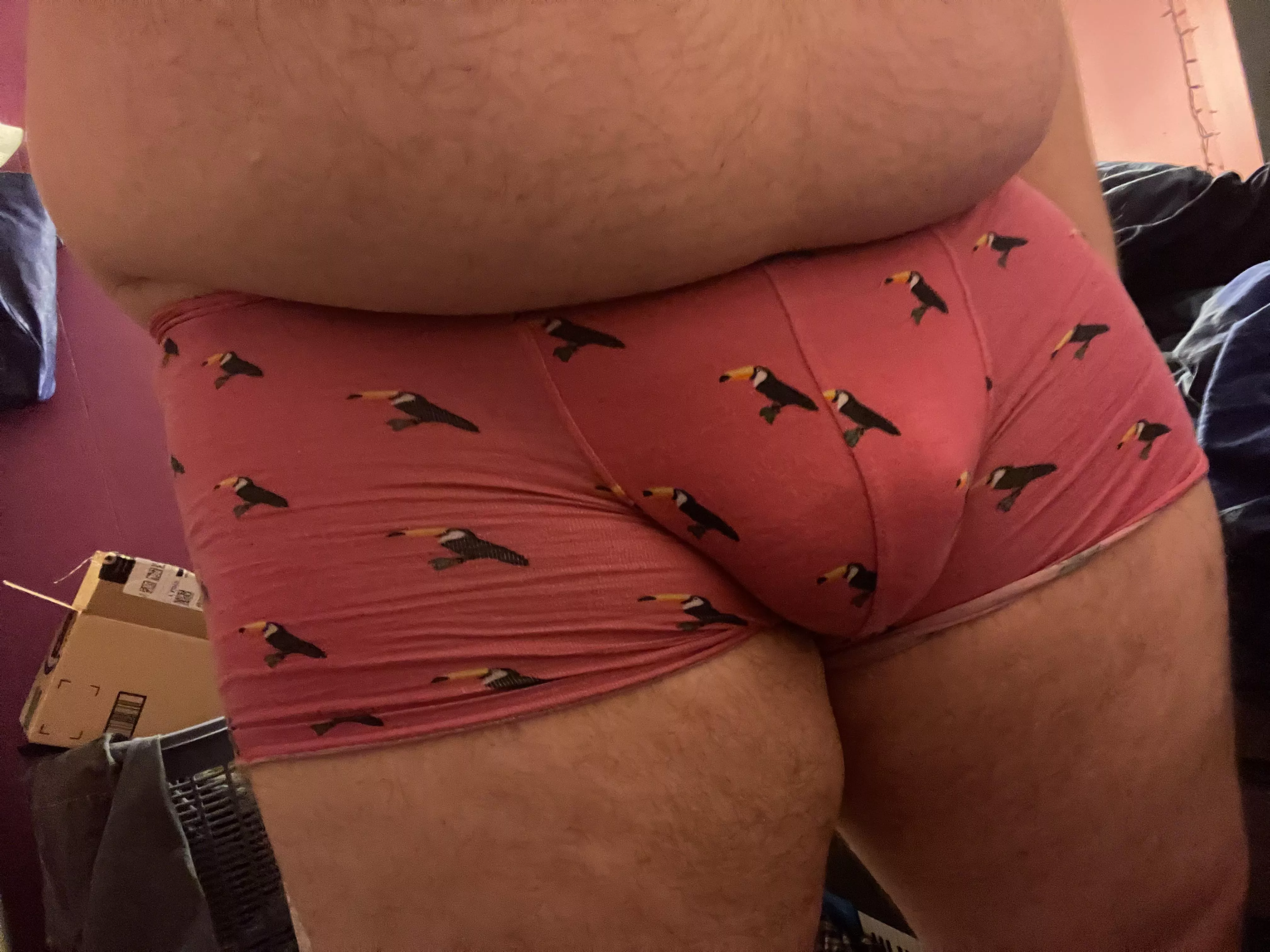 These undies are a little small on me but they make my bulge look amazing