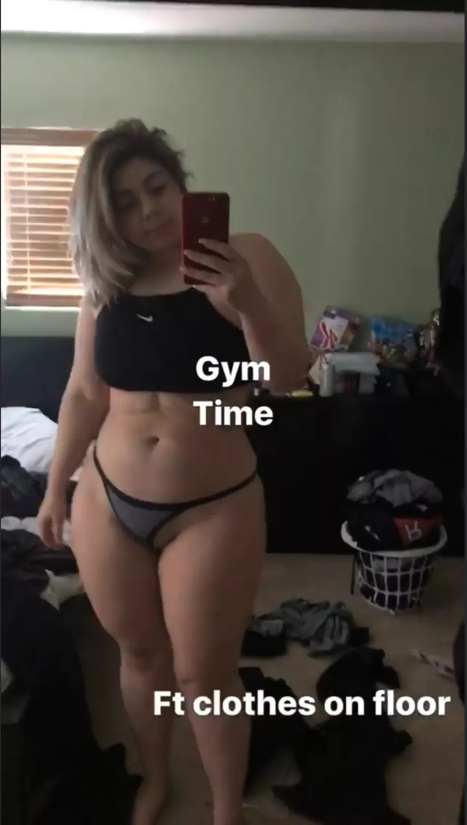 Thicc as fuck. From her insta story.