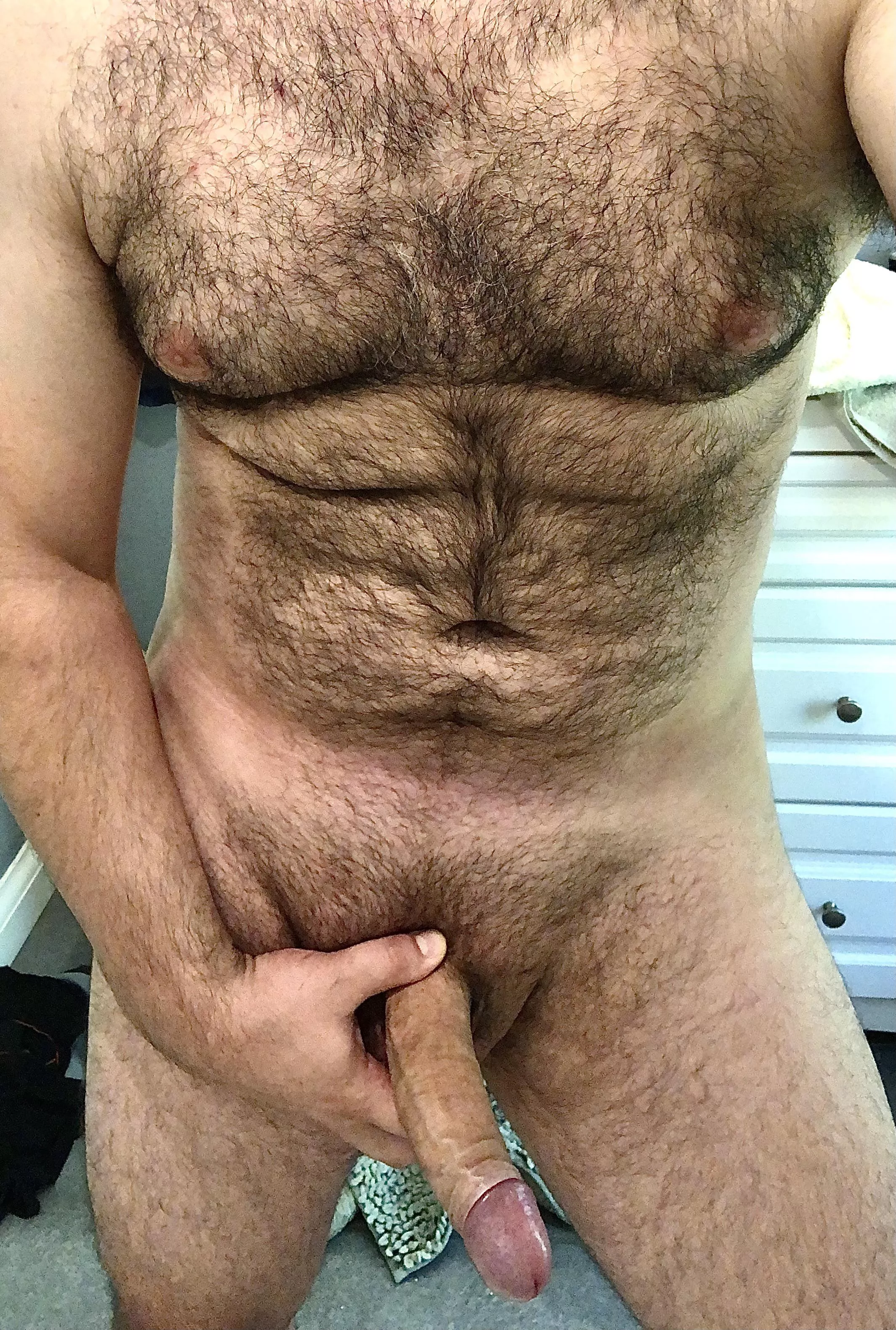 Thick, furry, father.