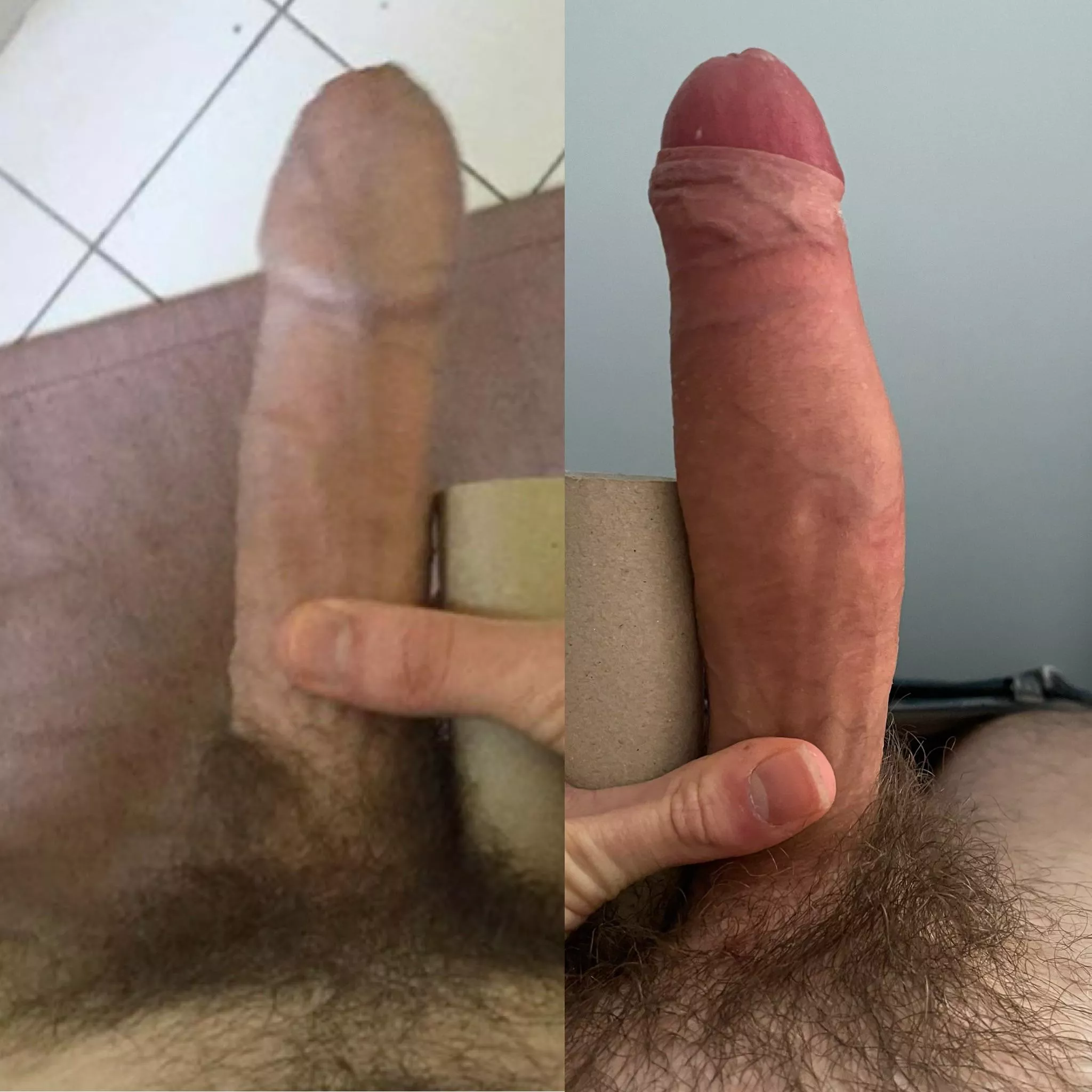 Think I just found my cock twin! (Same height as well!)