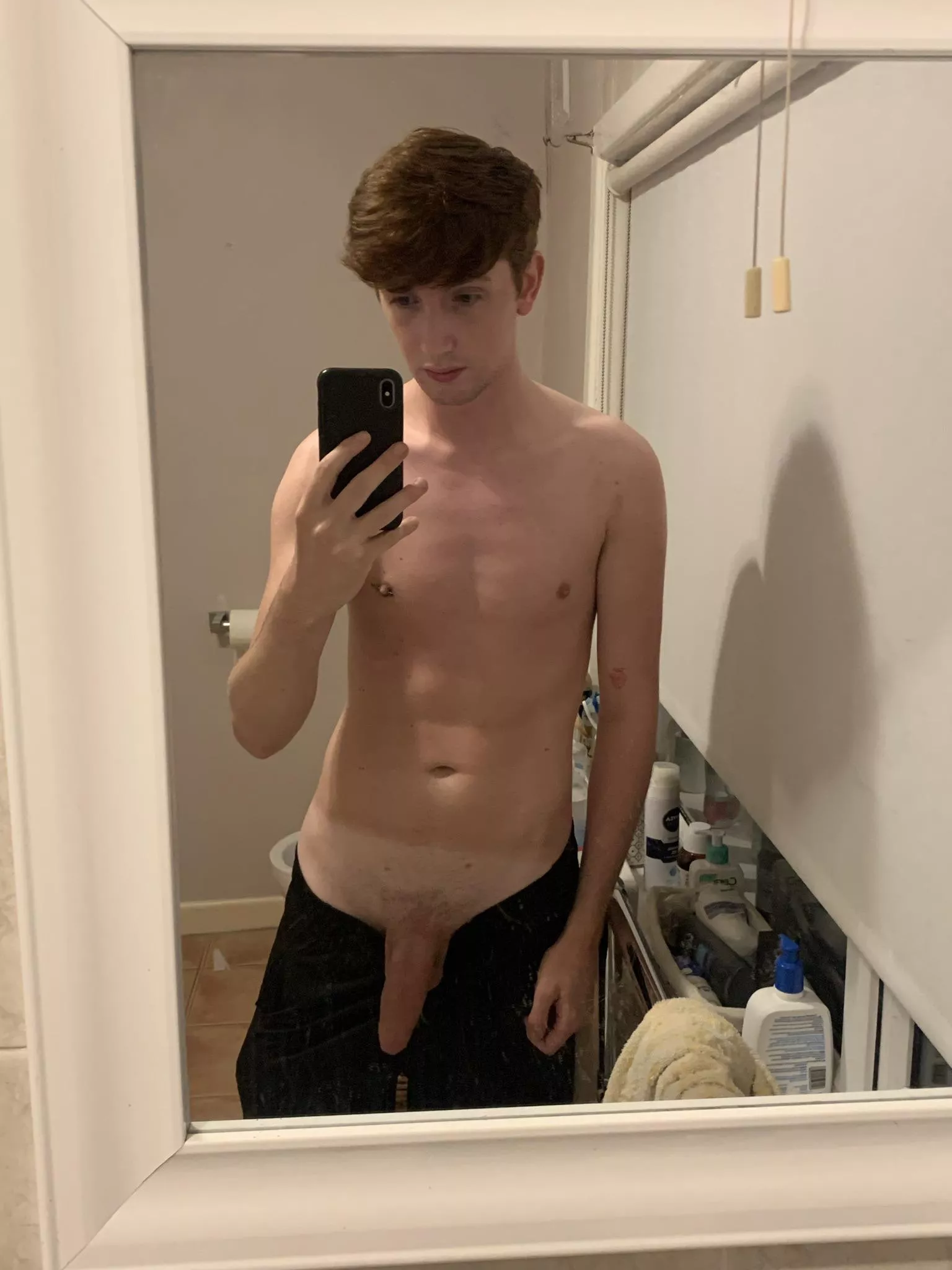 think you can handle my twink dick? Took this after football training ⚽️