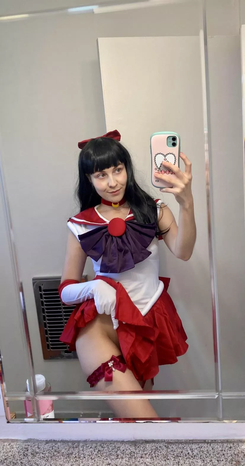 think youâ€™ll approve o[f] what Sailor Mars has under her dress? ðŸŒ™ ðŸ–¤