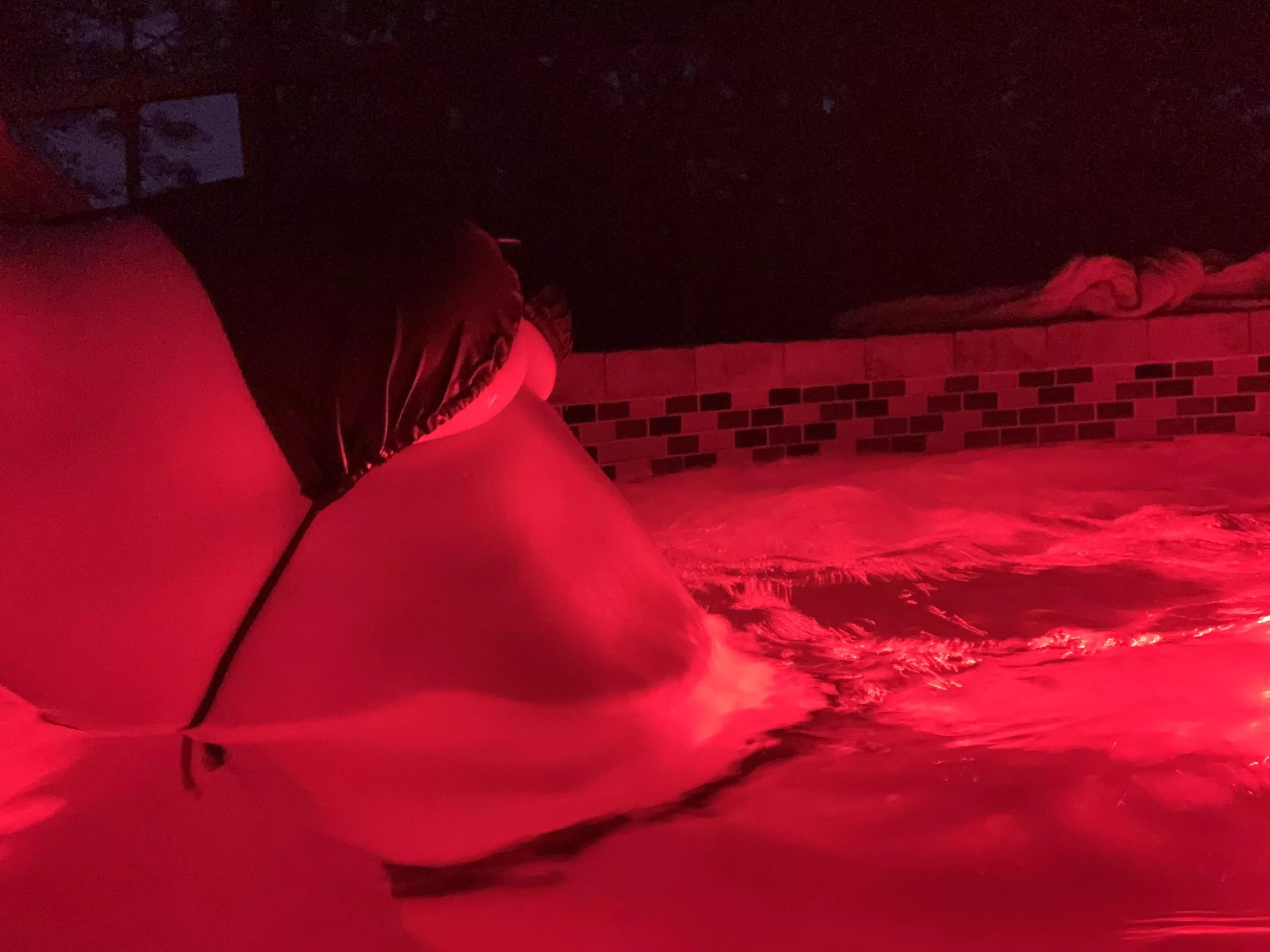 Thinking about getting naughty in the hot tub…