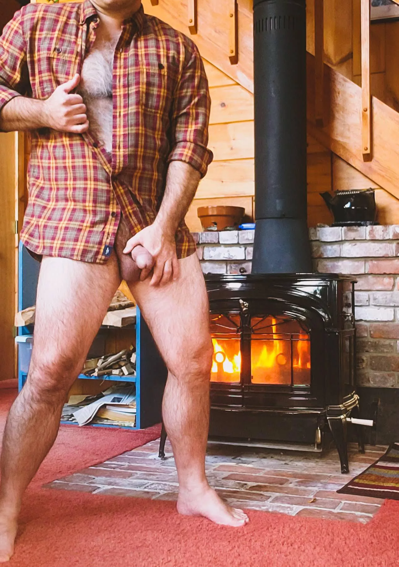 This dad can keep you warm in multiple ways. [41]