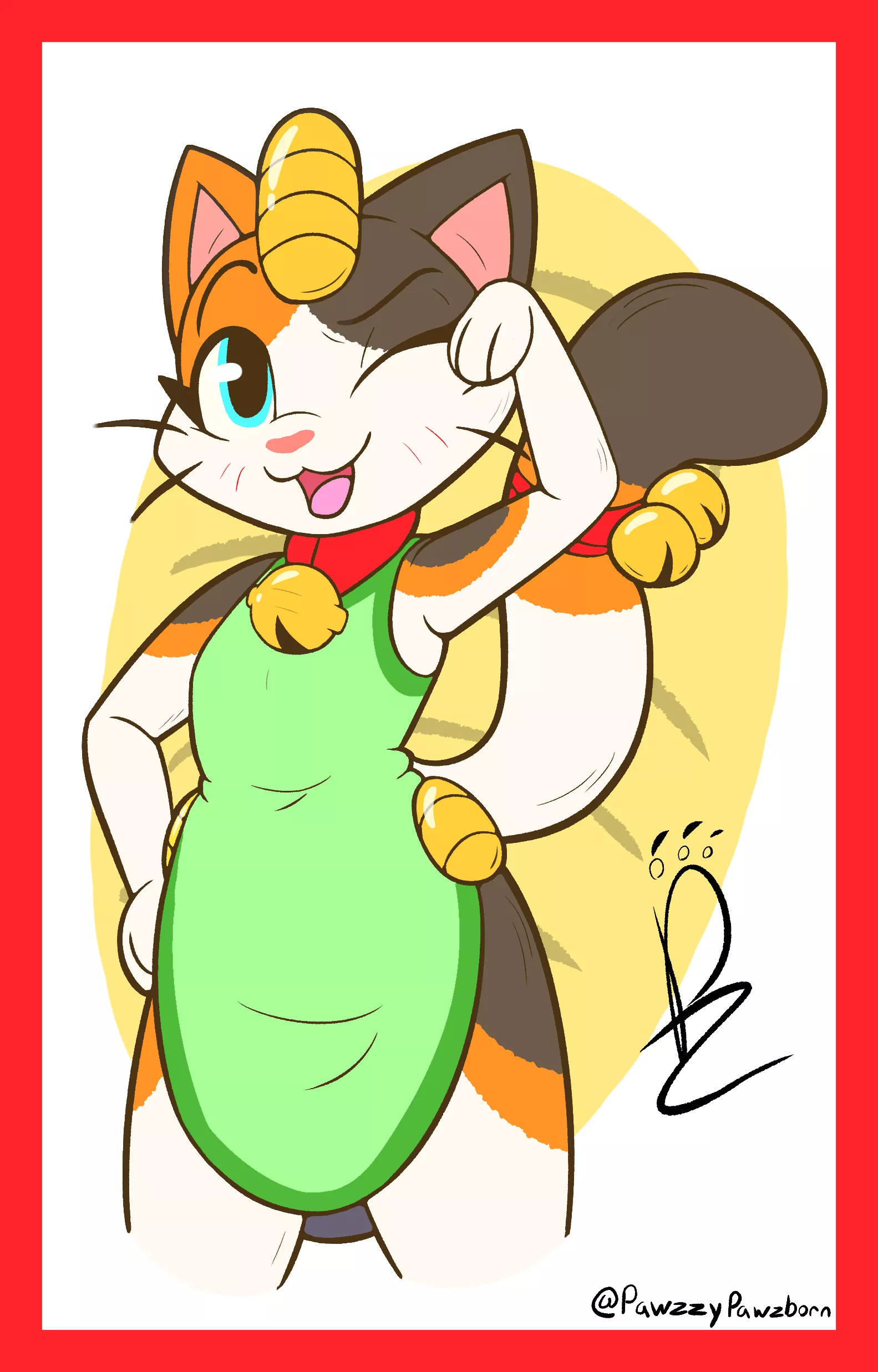 This is my cute lucky cat girl Tama. She's one of my faves. I hope you guys like her too!