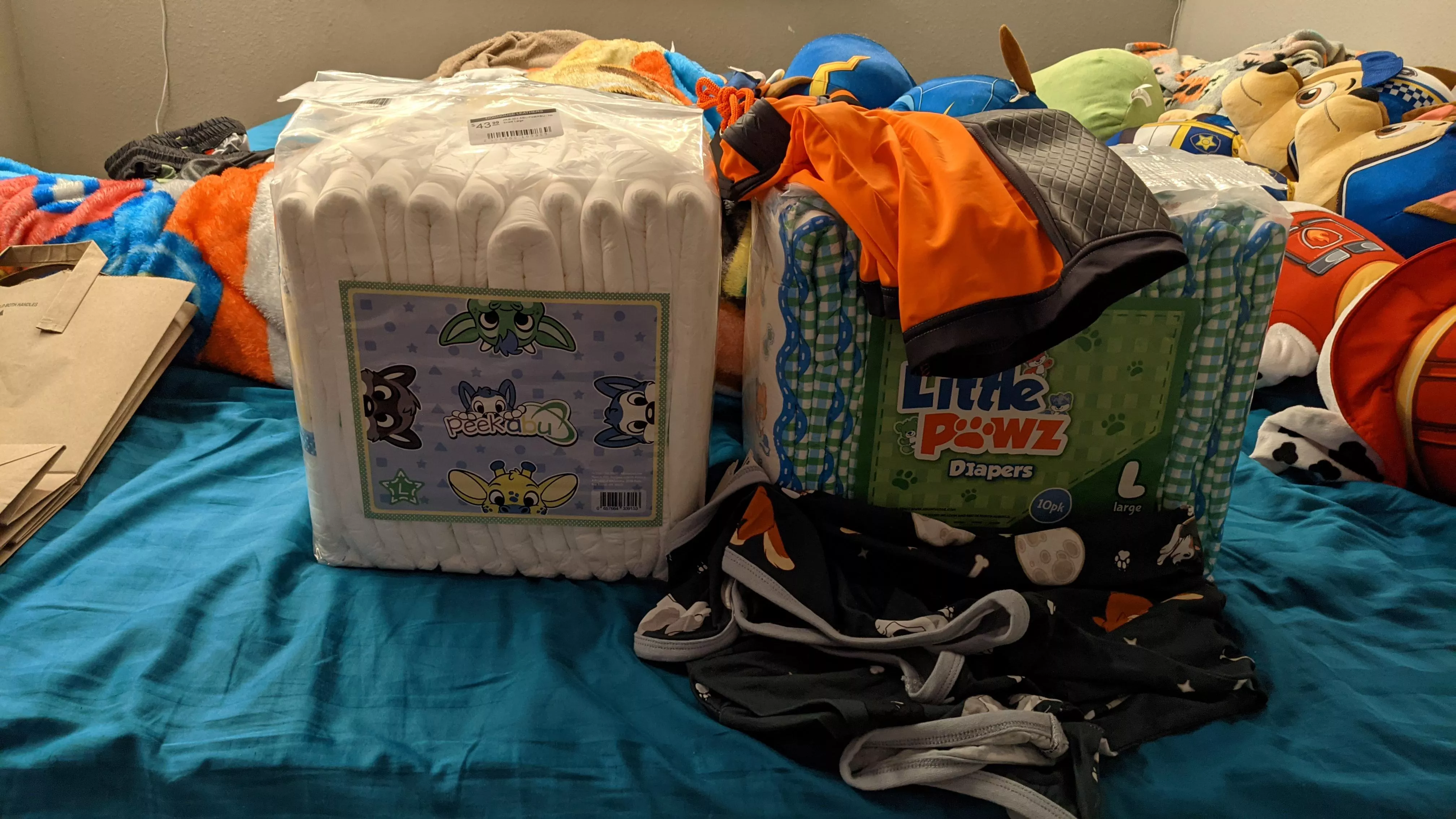 This is what I picked up from the Doghouse, was interesting buying diapers from a store. Never done it before