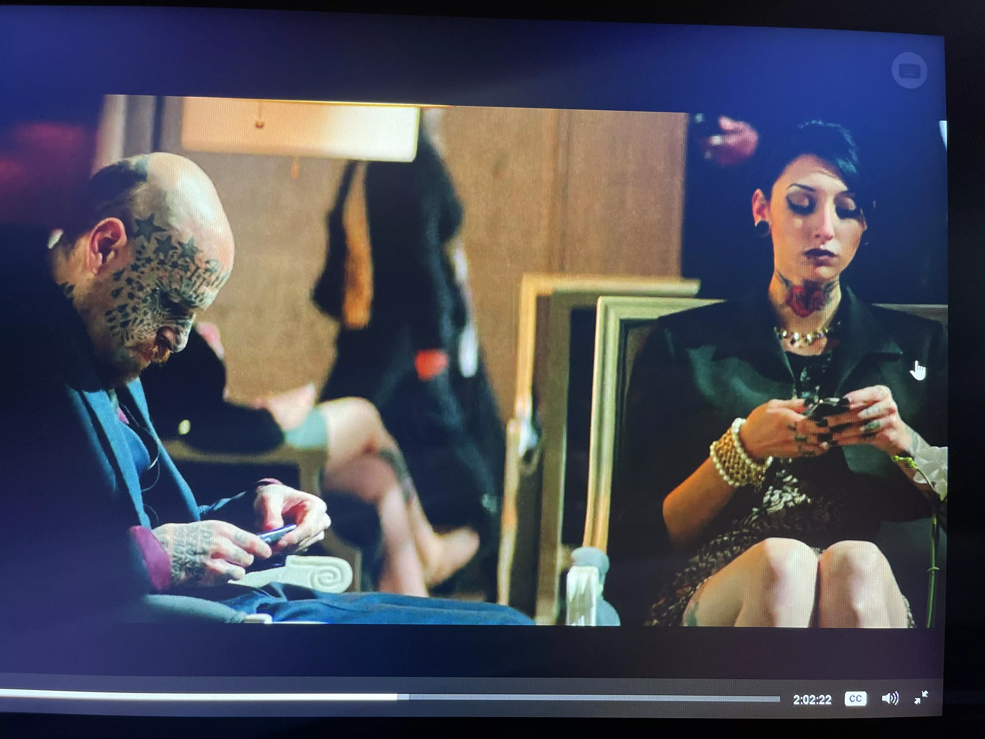 This scene is from John Wick 2. Can anyone identify this actor and actress?