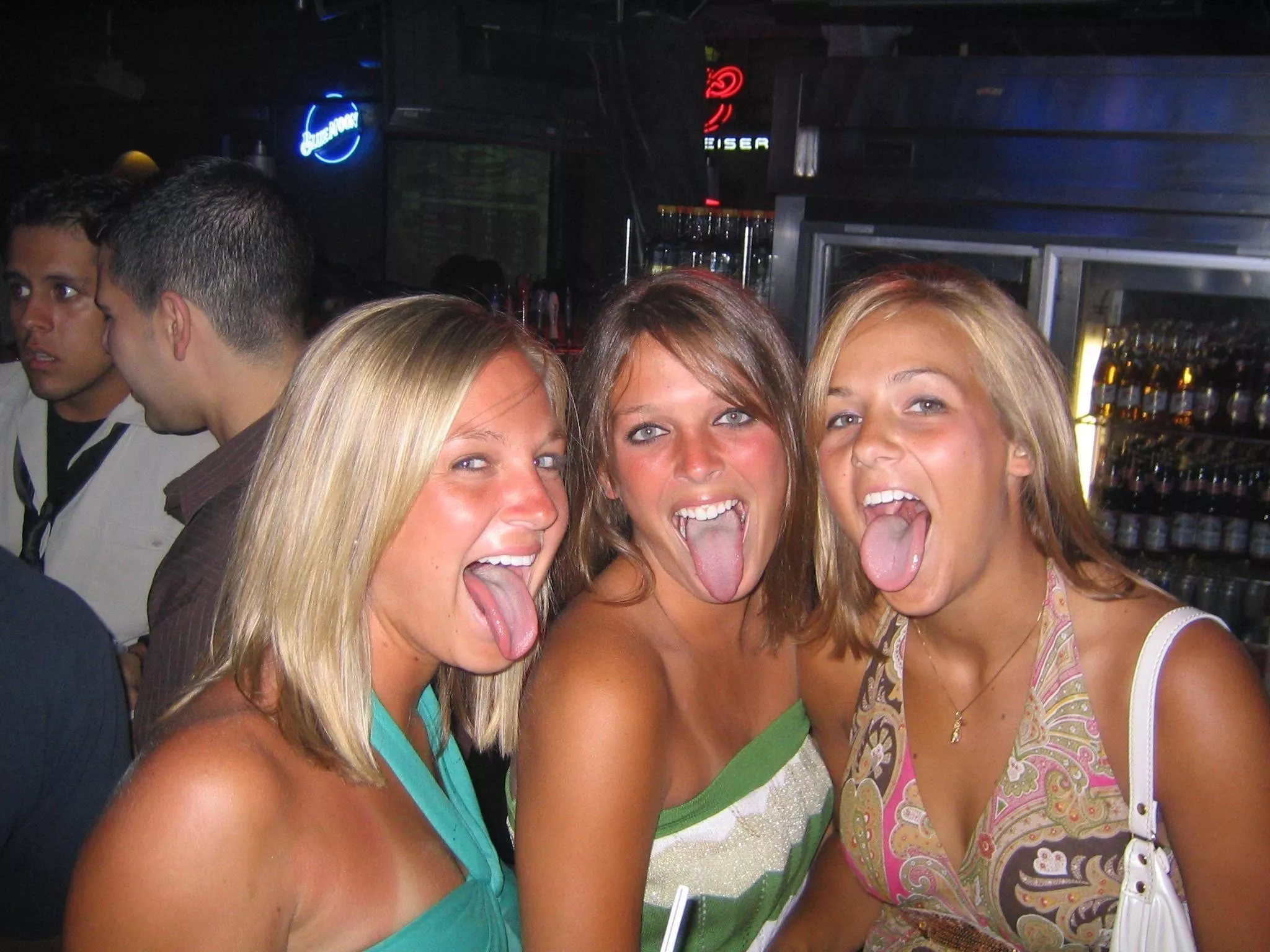 Three hot tongues...