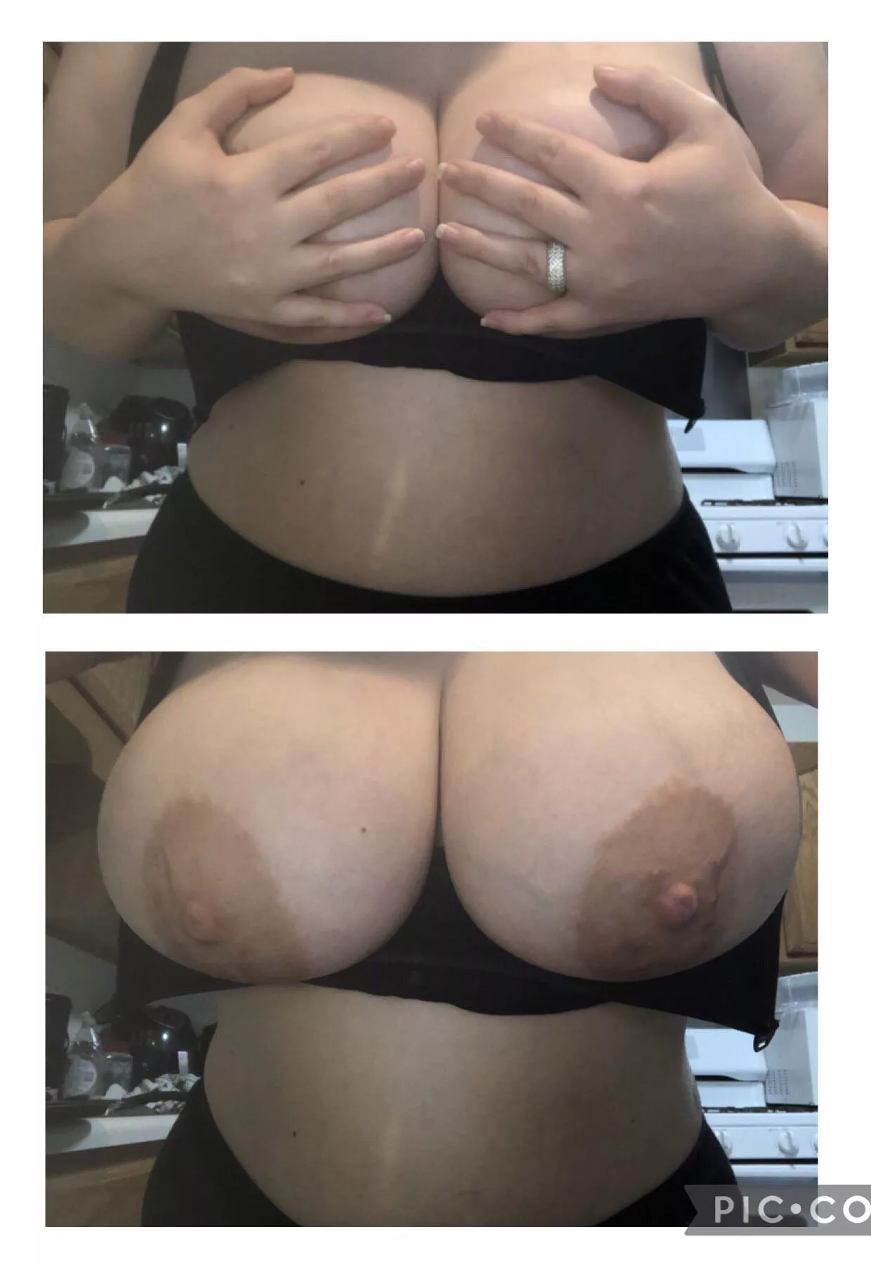 Throwback Thursday! You think my tits are big now? Look how big they were when I was lactating! [f] [OC]