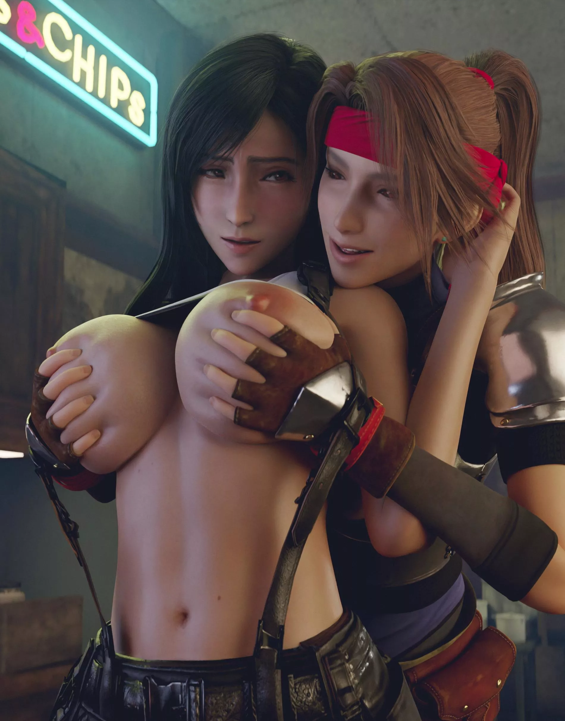 Tifa and Jessie - Gal Pals (Batesz)