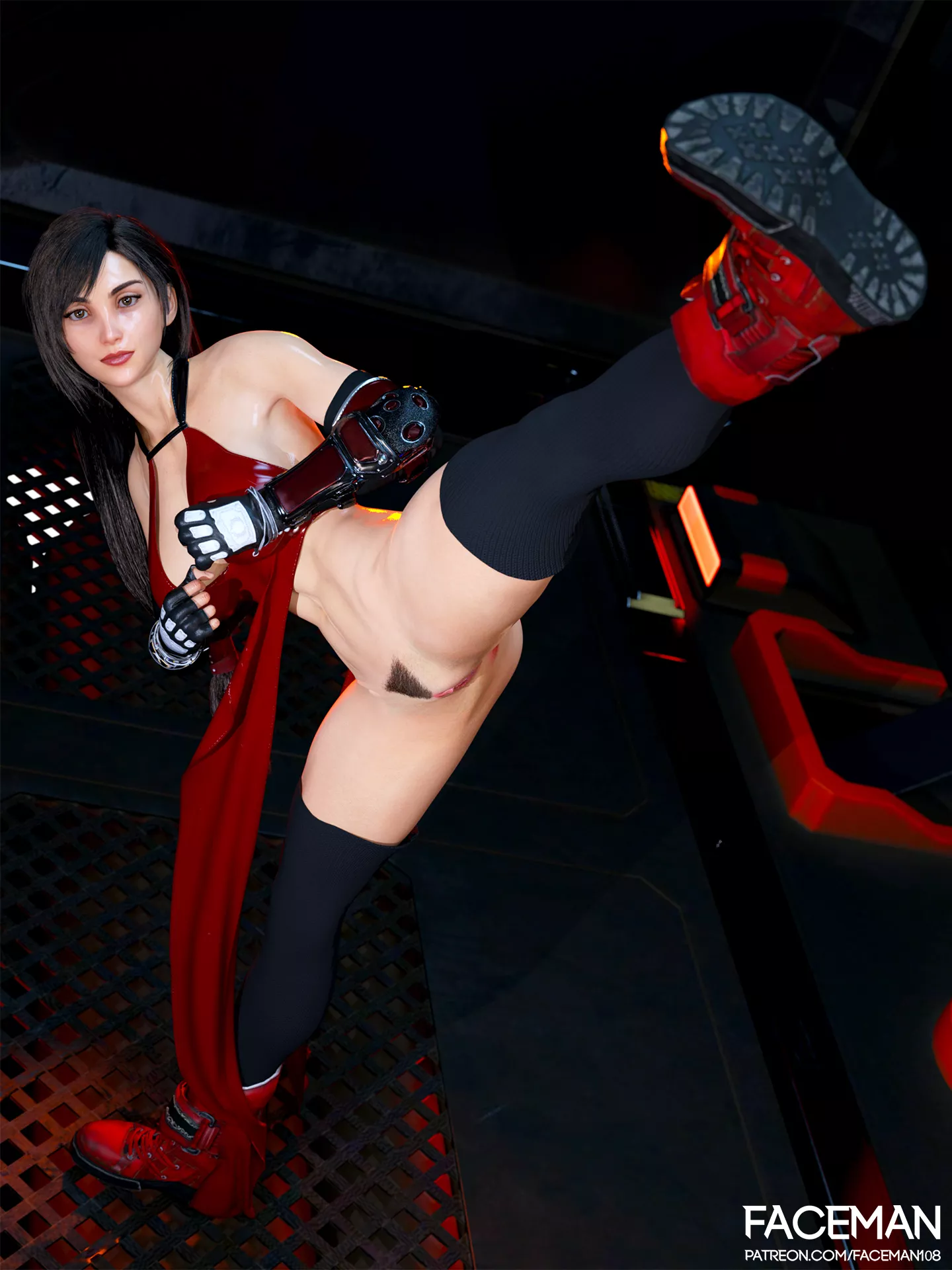 Tifa high-kick (Faceman)