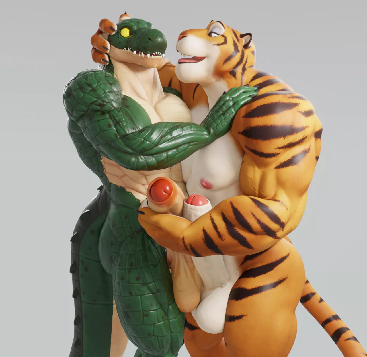 Tiger and Croc (ConnivingRat)