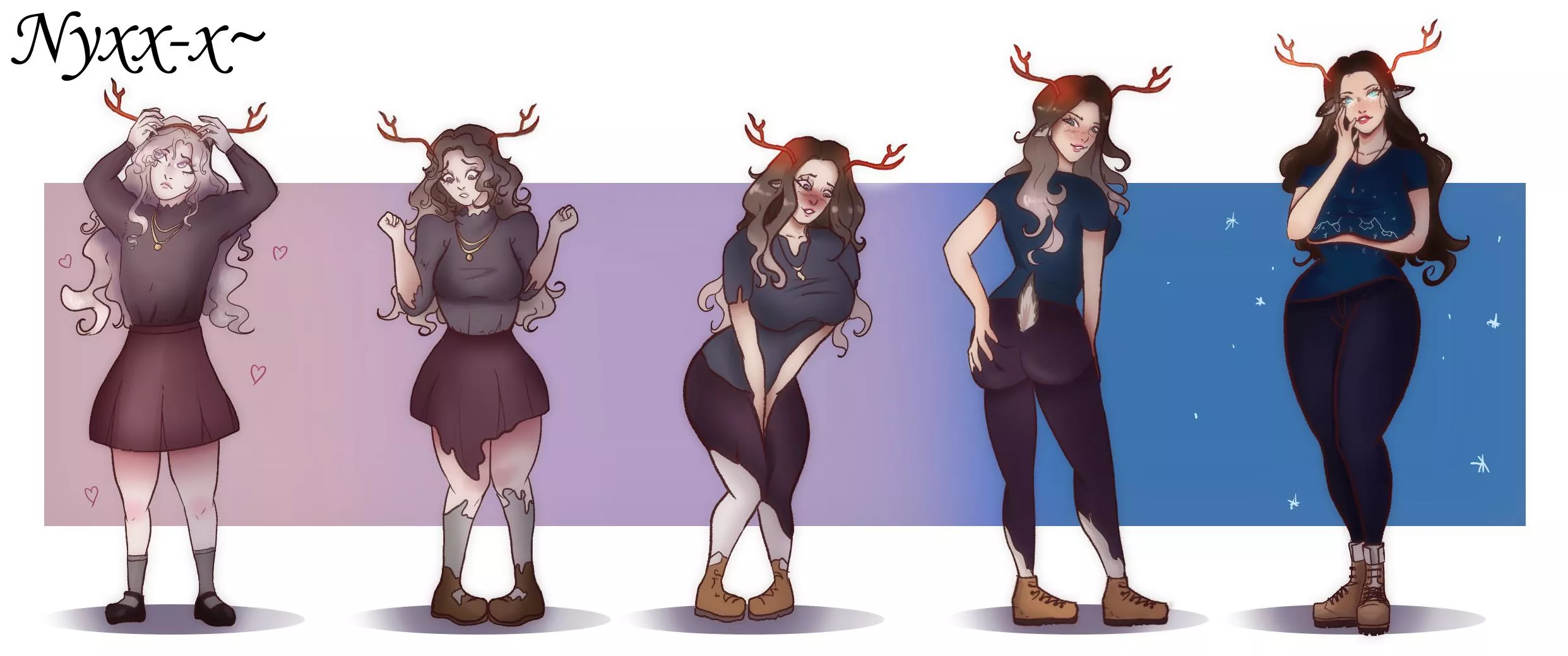 'Tis the Season~ [FTF, Body Modification, Monster Girl, Reindeer] by me (Commission)